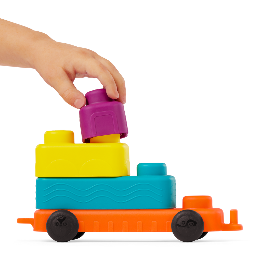 Sensory building blocks for babies