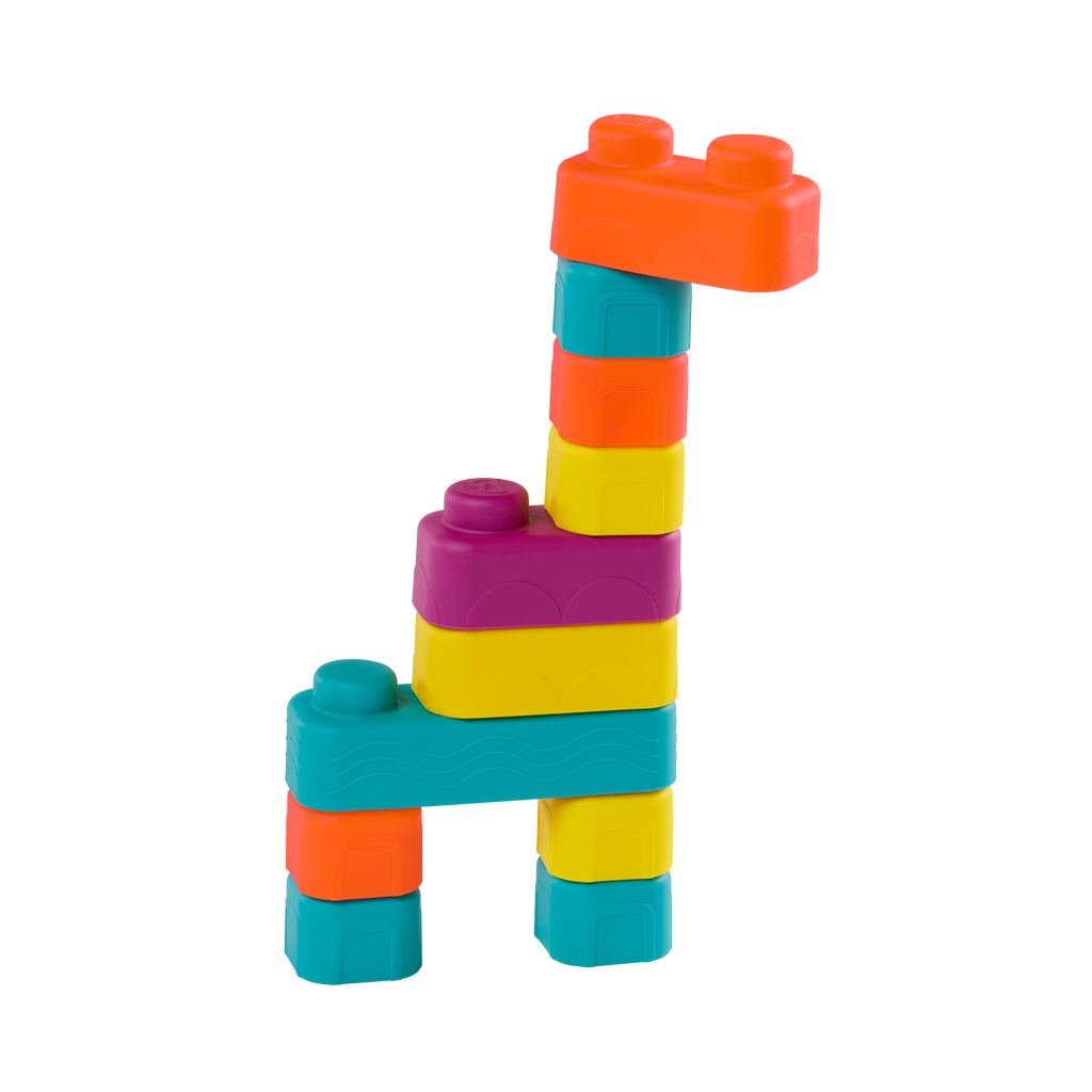 Sensory building blocks for babies