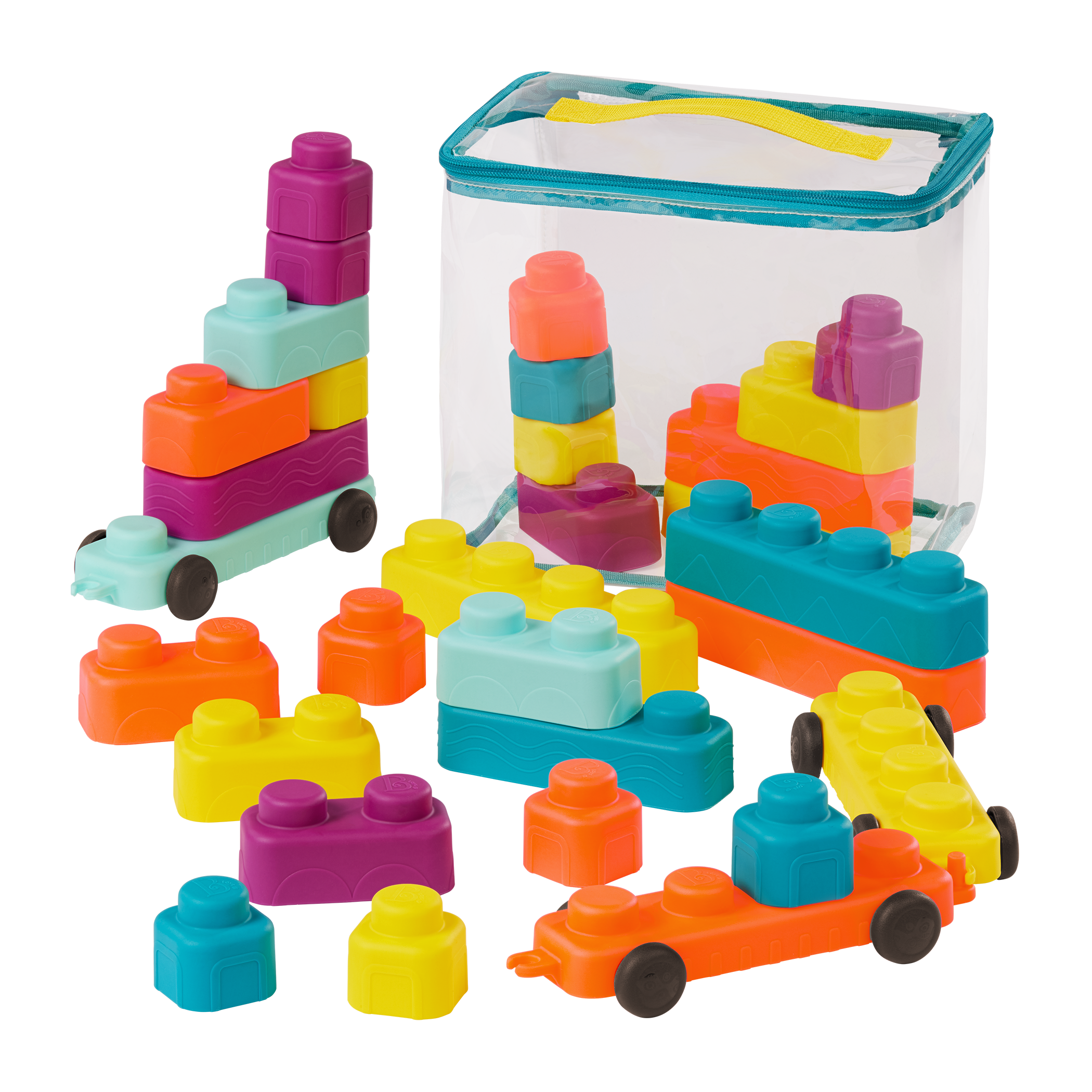 Sensory building blocks for babies