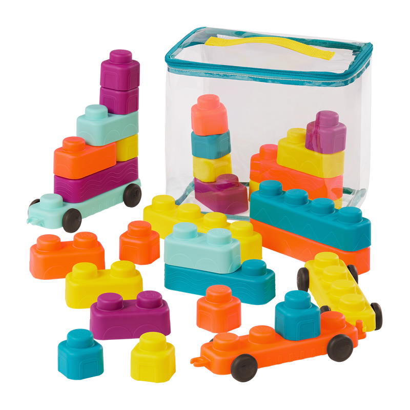 Sensory building blocks for babies