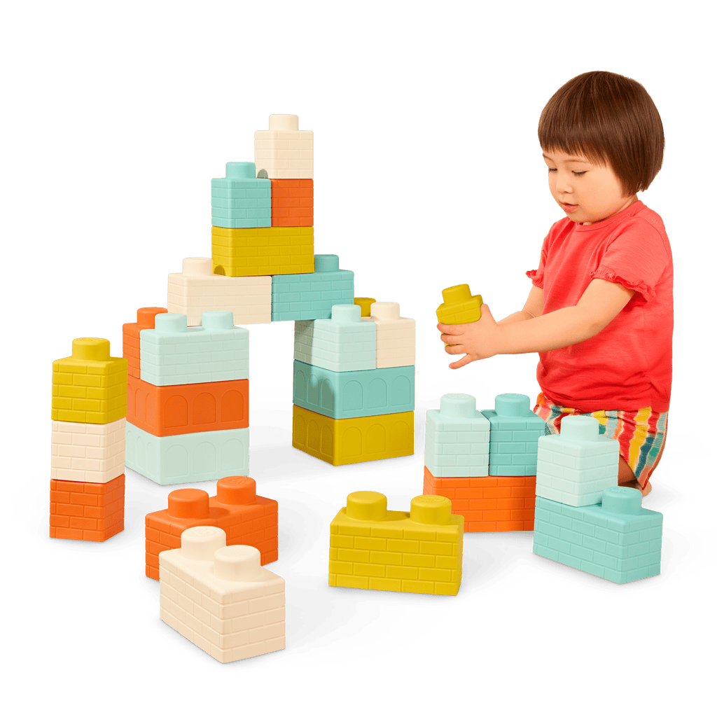 soft building blocks for toddlers with bag