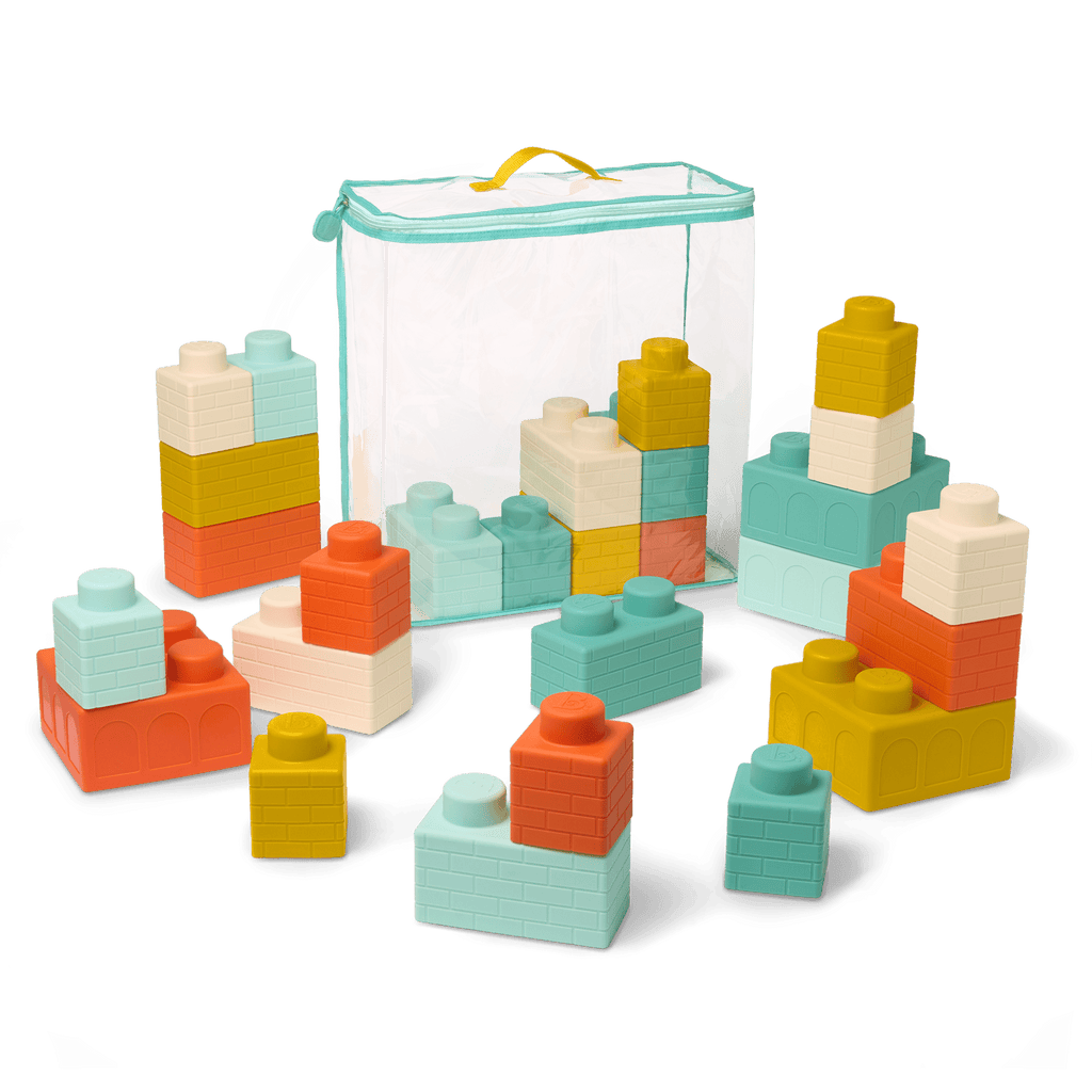 soft building blocks for toddlers with bag