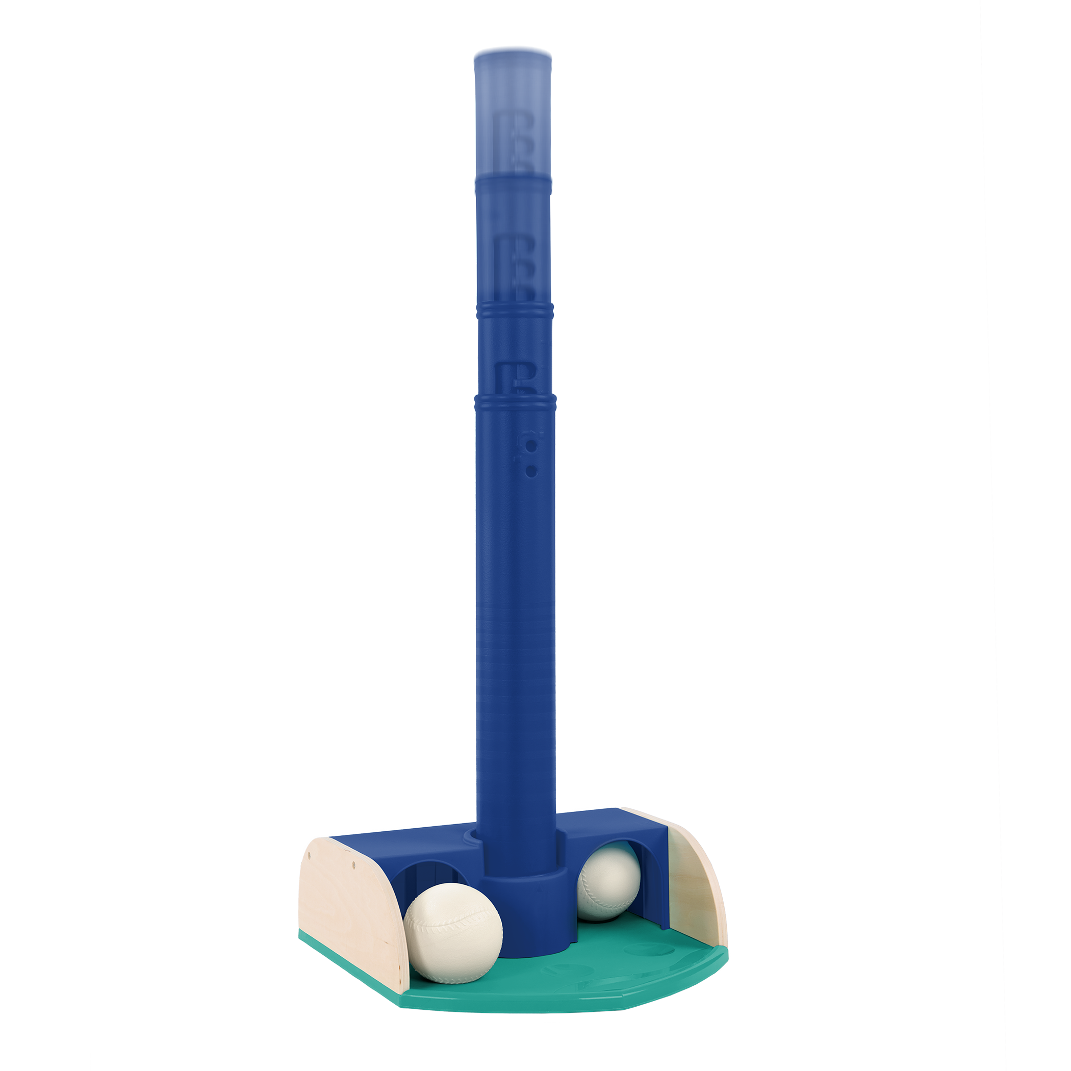 Kids tee ball playset with balls and bat