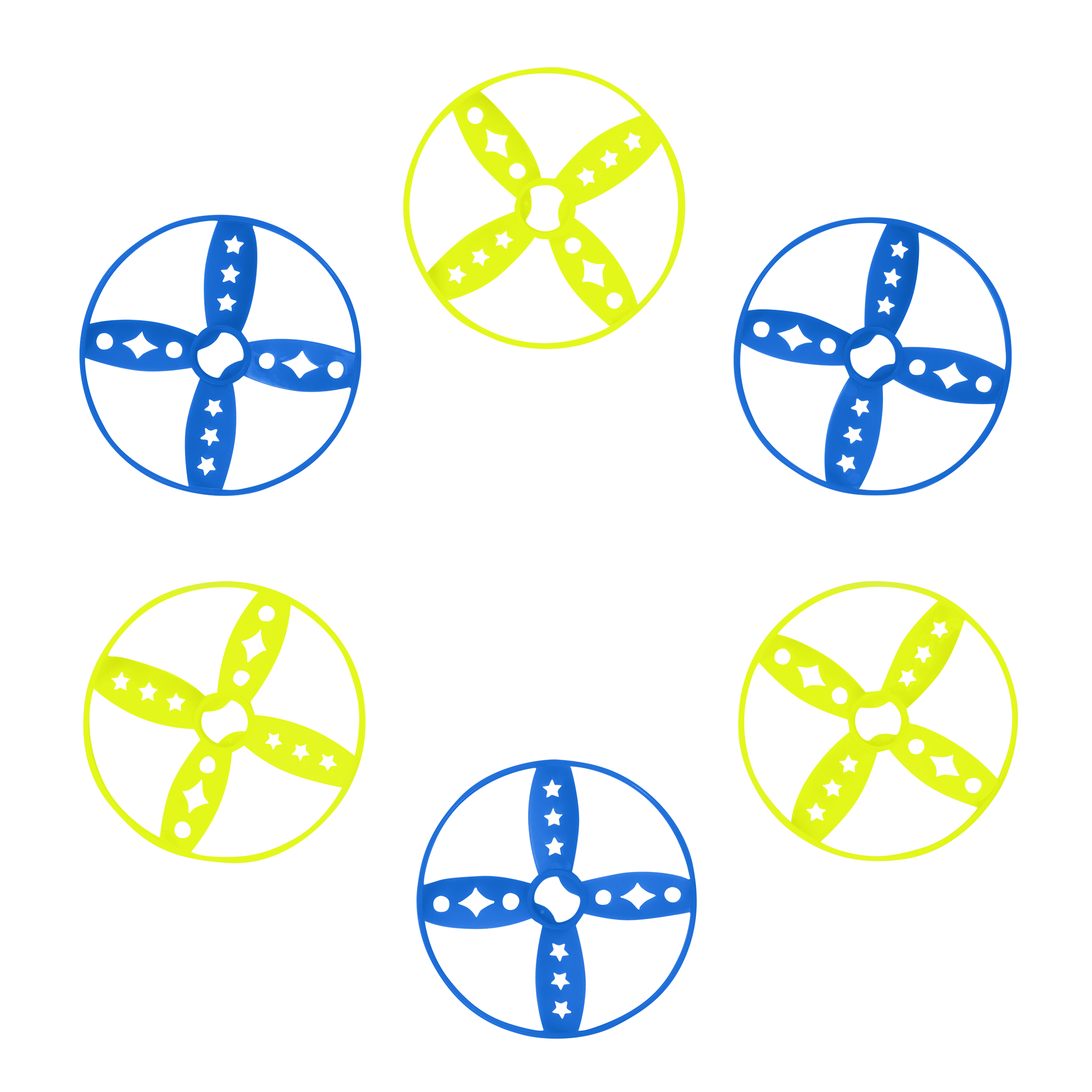 Light-up disc launcher toy