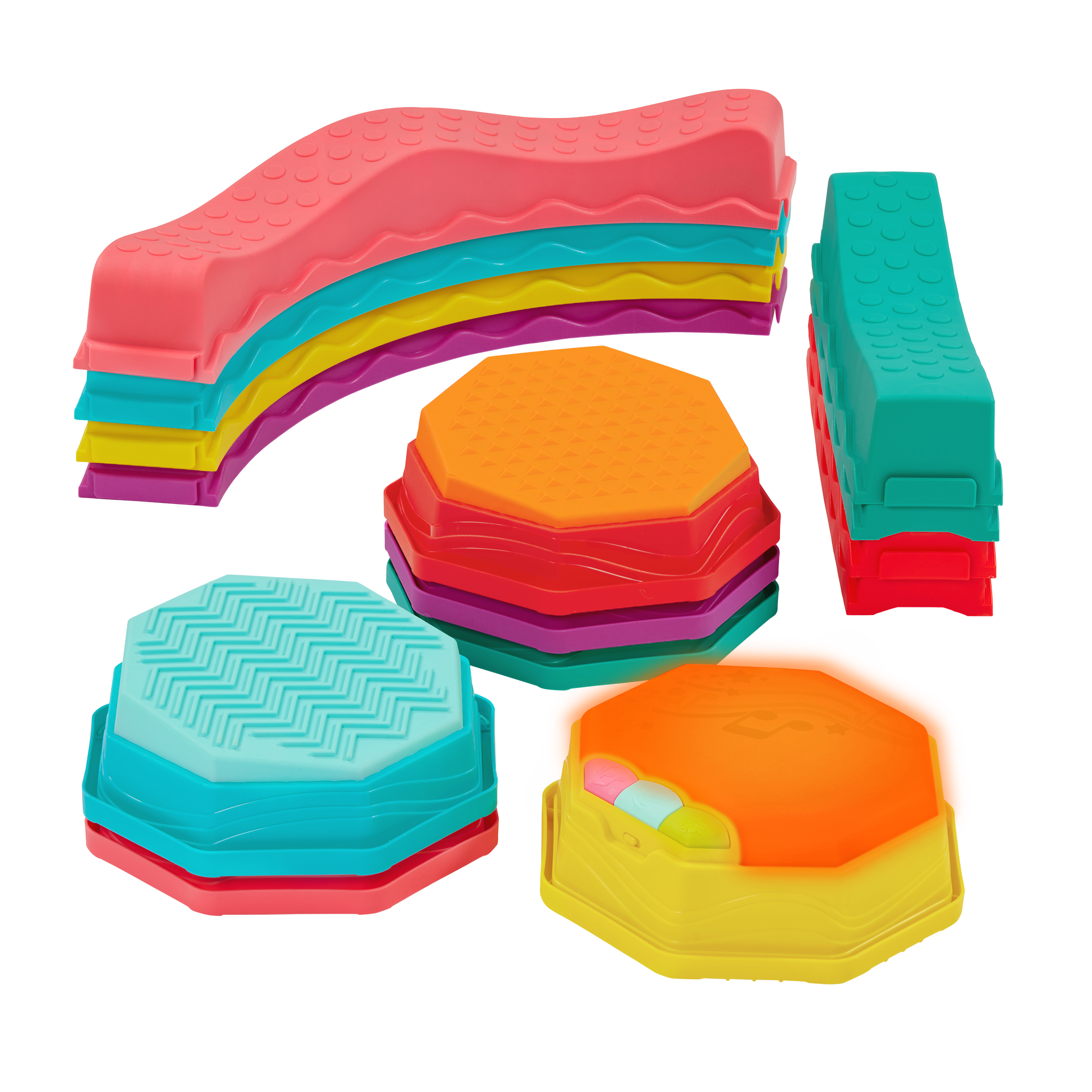 Musical balance beams for kids