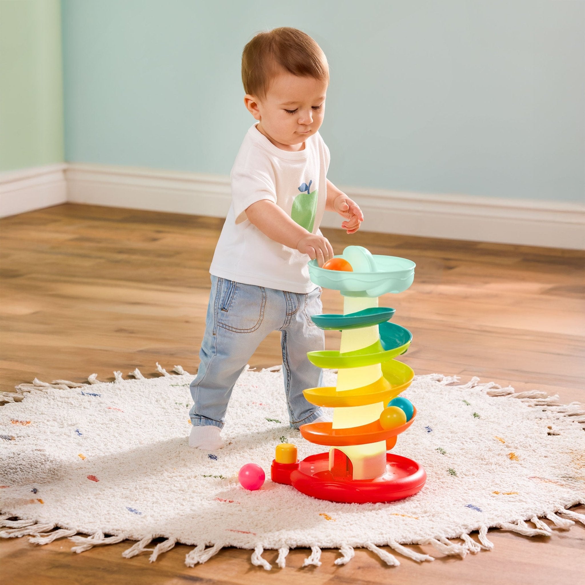 Pop-O-Color Ball Tower early learning for babies