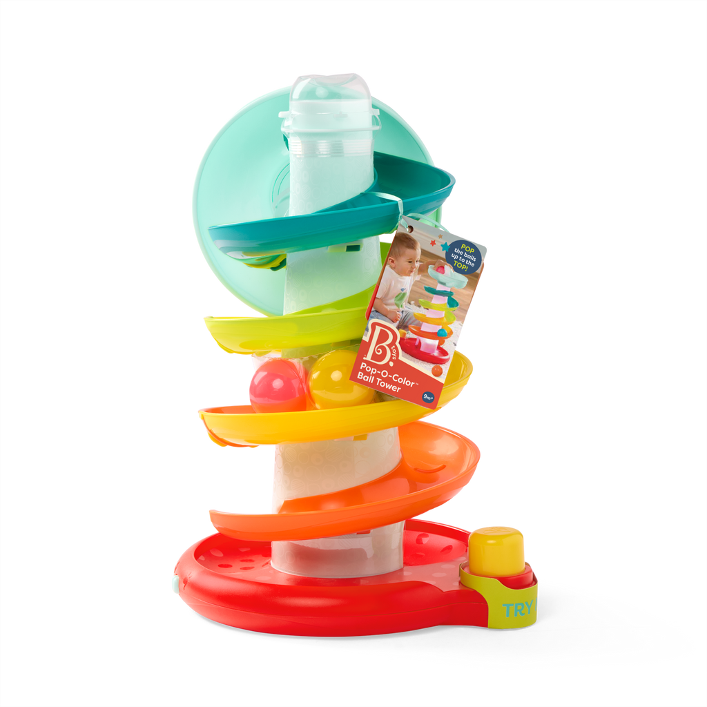 Pop-O-Color Ball Tower early learning for babies