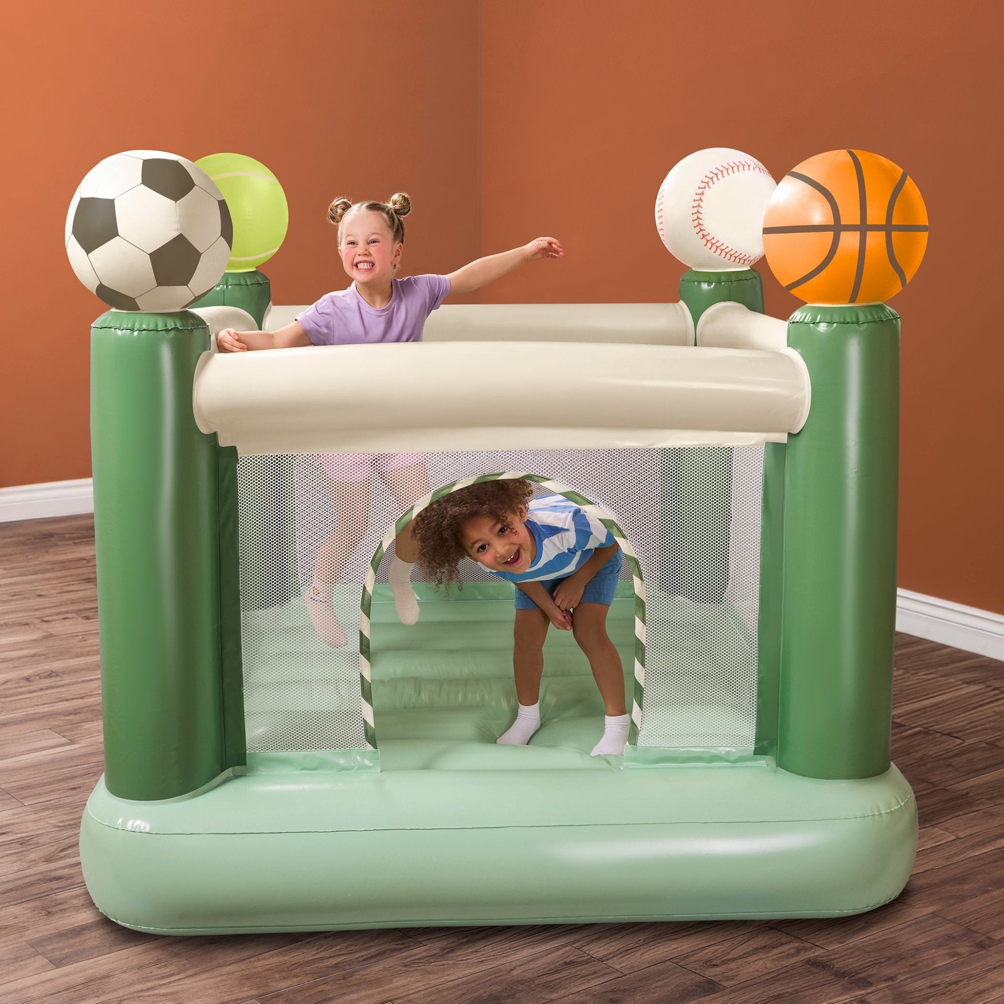 Game Day Bounce House active play for toddlers