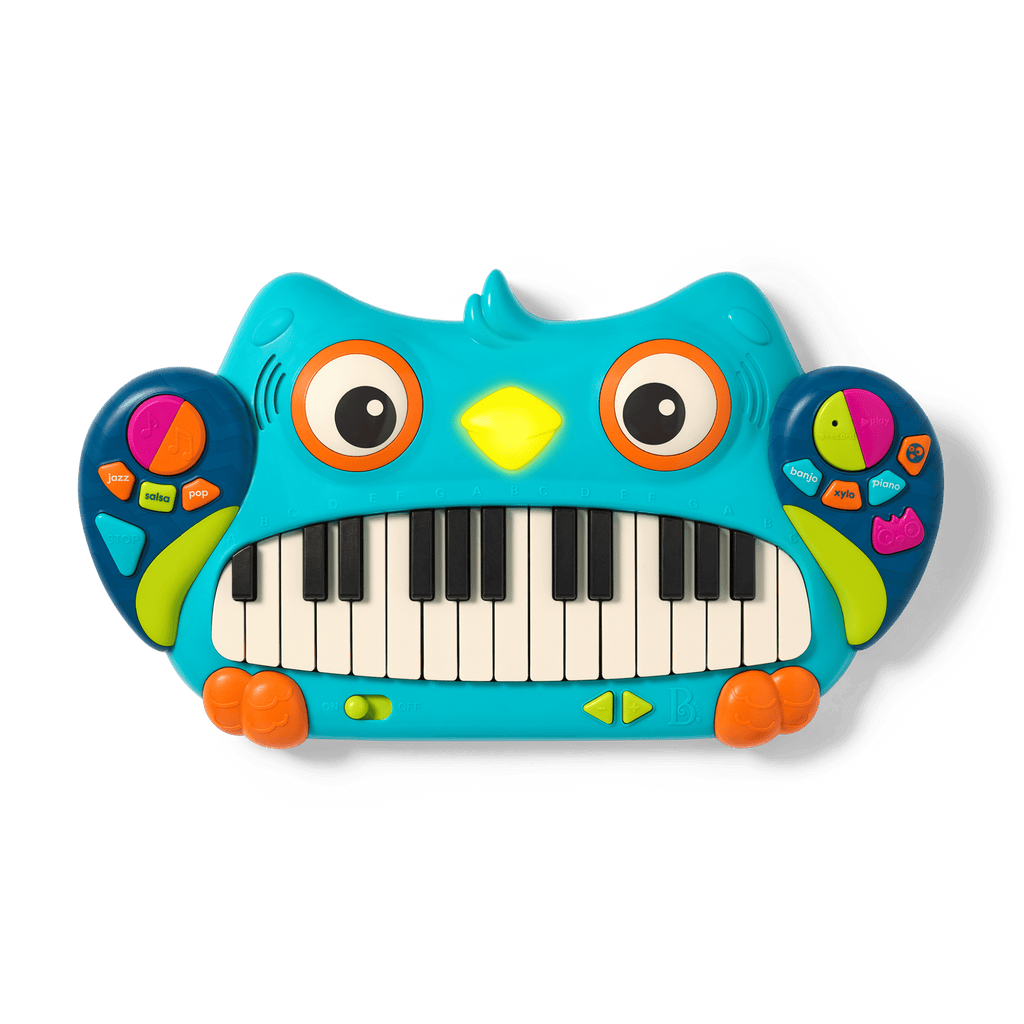 Interactive hoo-sical owl keyboard
