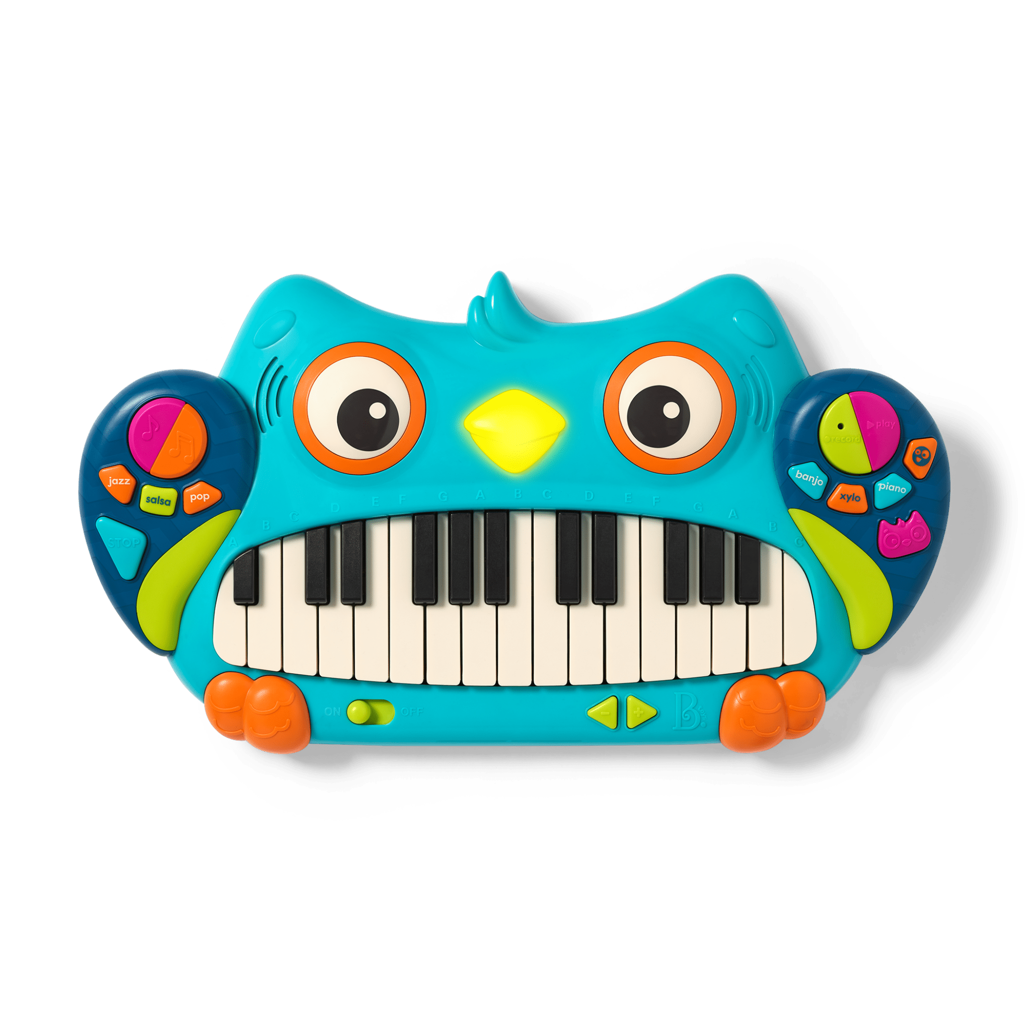 Interactive hoo-sical owl keyboard