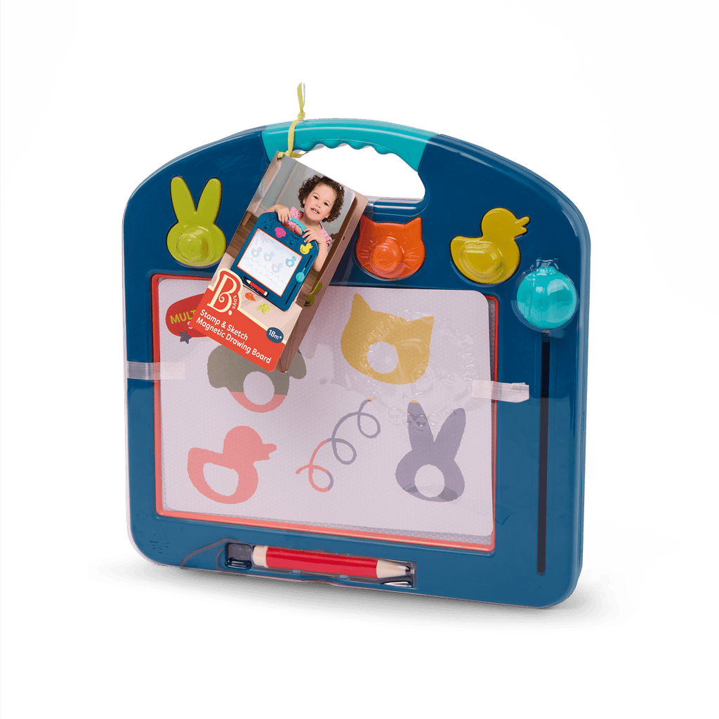Stamp & Sketch Magnetic Drawing Board puzzle creative toy for toddlers