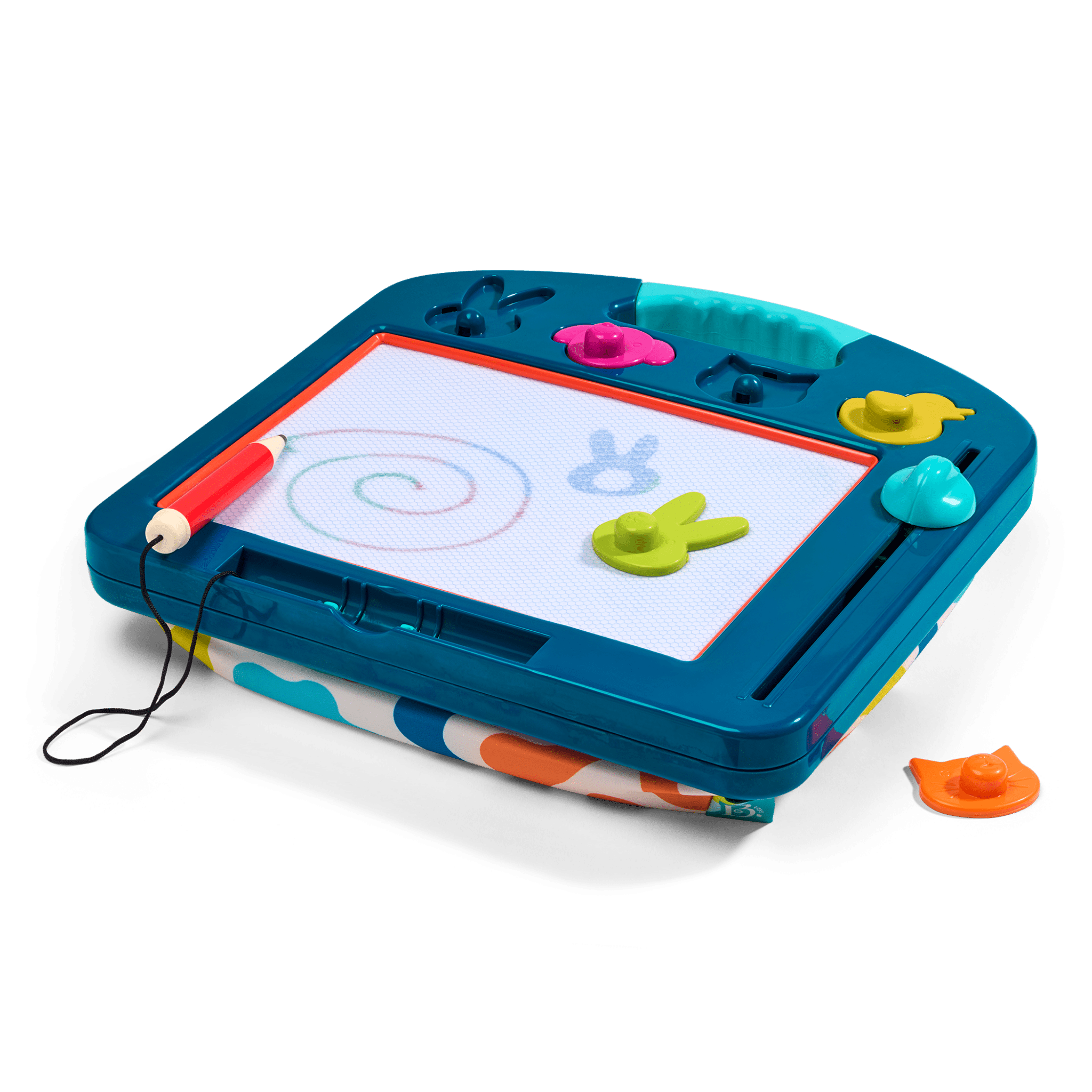 Stamp & Sketch Magnetic Drawing Board puzzle creative toy for toddlers