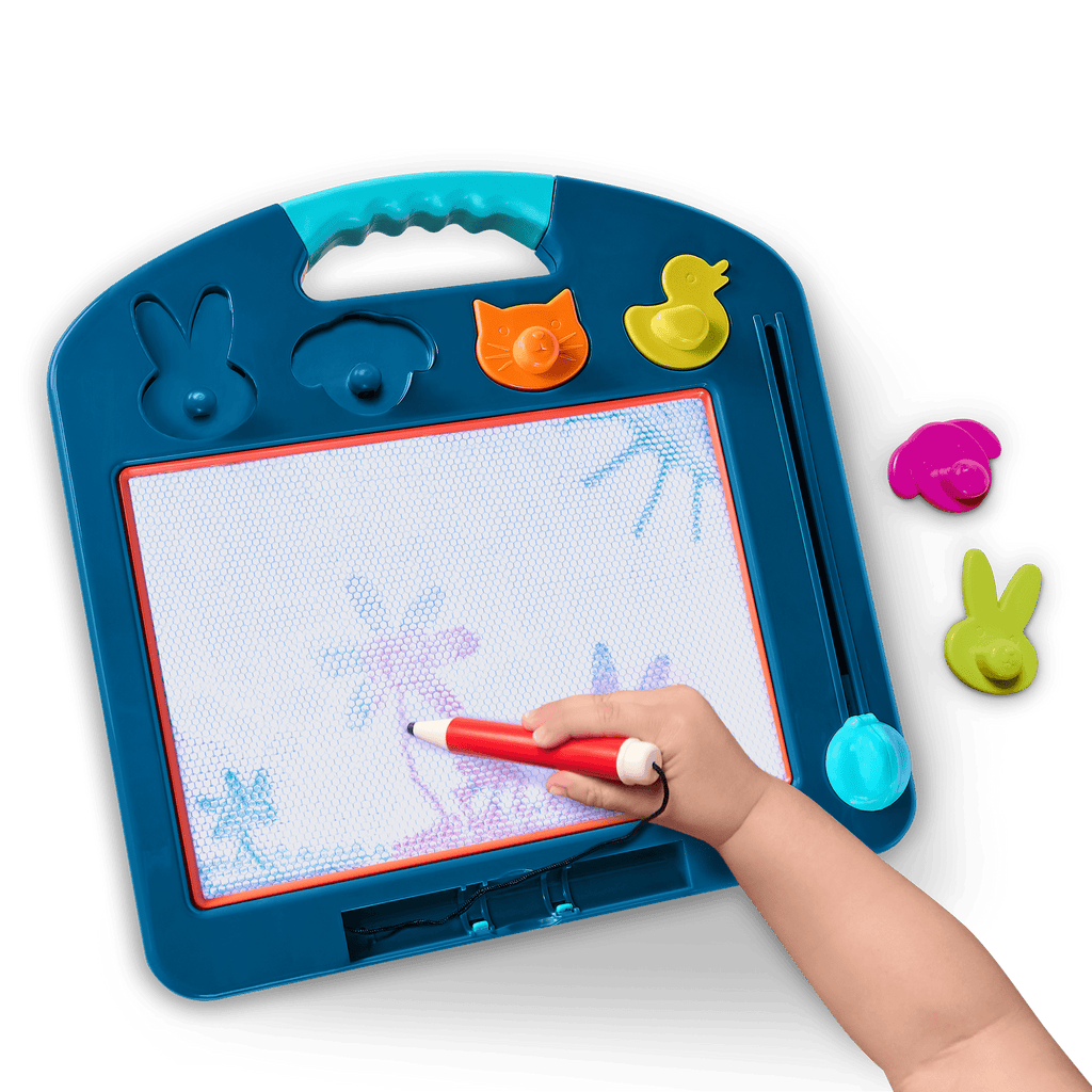 Stamp & Sketch Magnetic Drawing Board puzzle creative toy for toddlers