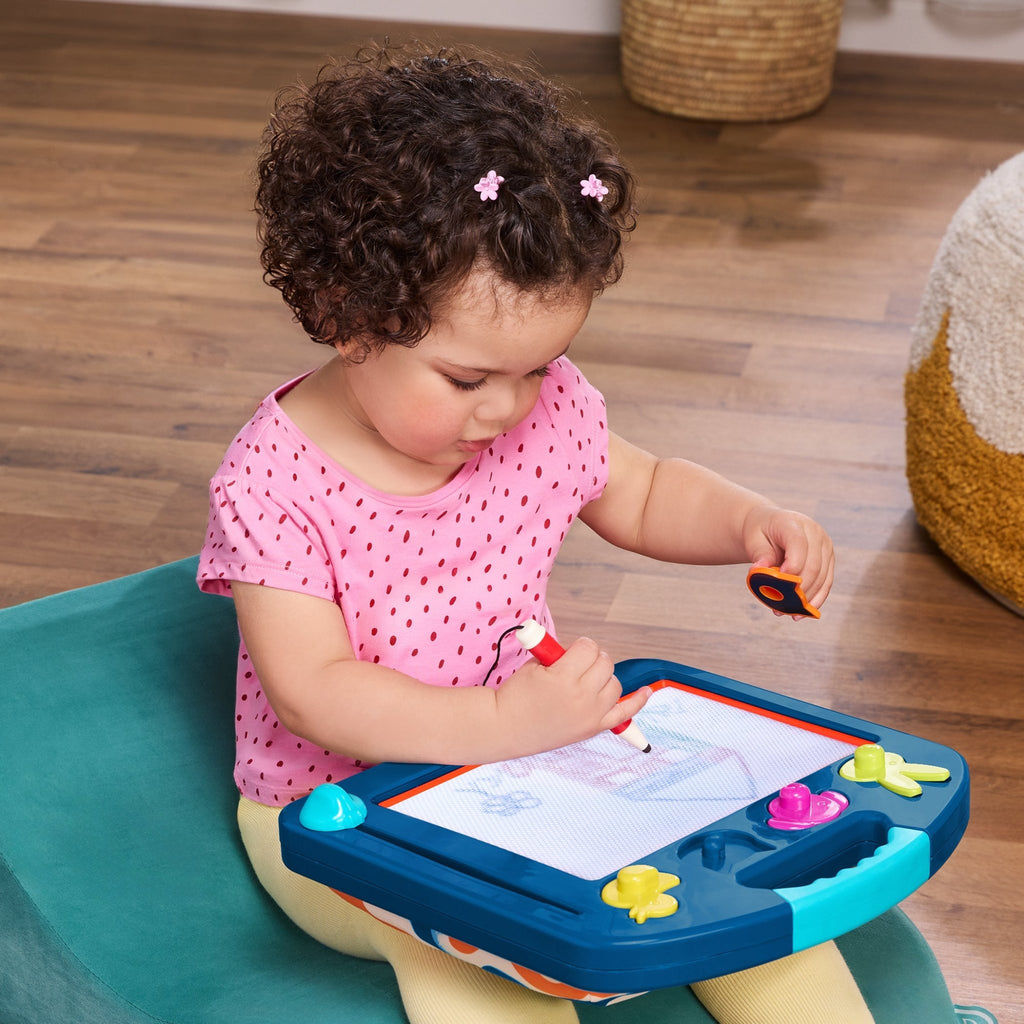 Stamp & Sketch Magnetic Drawing Board puzzle creative toy for toddlers