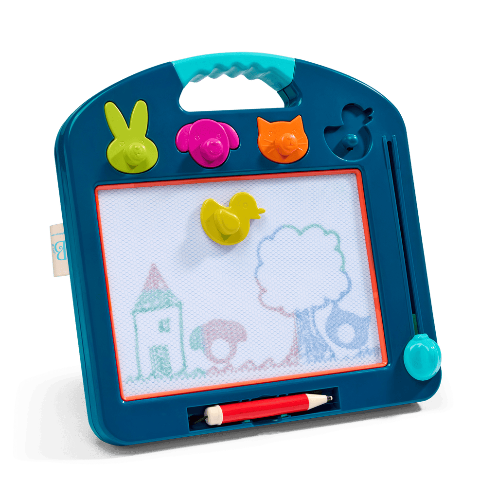 Stamp & Sketch Magnetic Drawing Board puzzle creative toy for toddlers