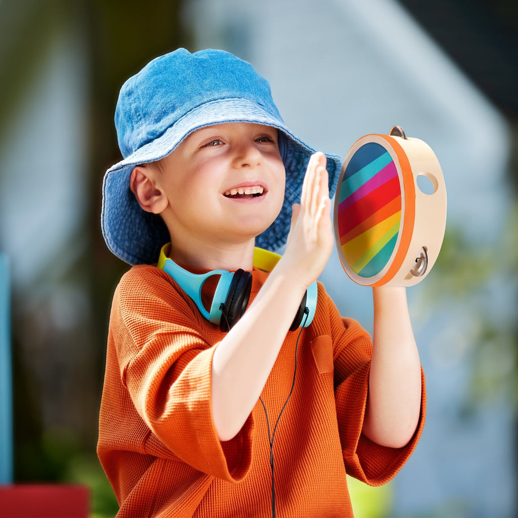 Make a Melody: Tambourine musical toy pretend play for toddlers