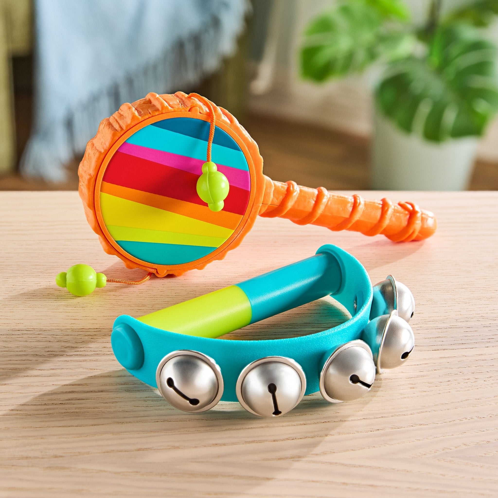 Make a Melody: Rattle Drum & Bells musical toys pretend play for toddlers
