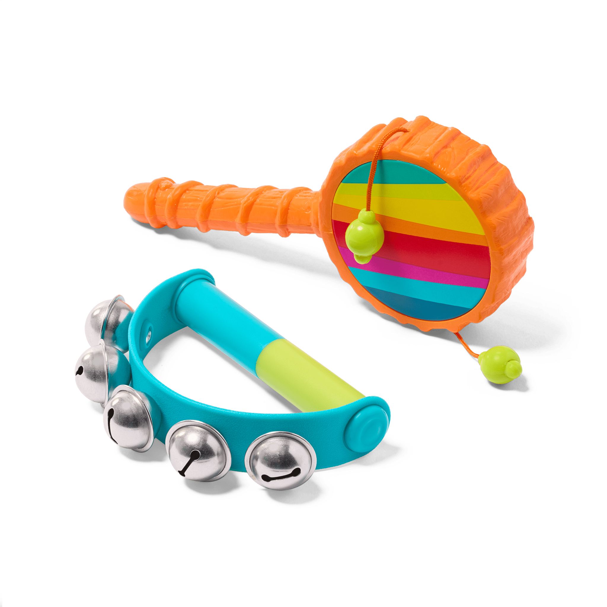 Make a Melody: Rattle Drum & Bells musical toys pretend play for toddlers