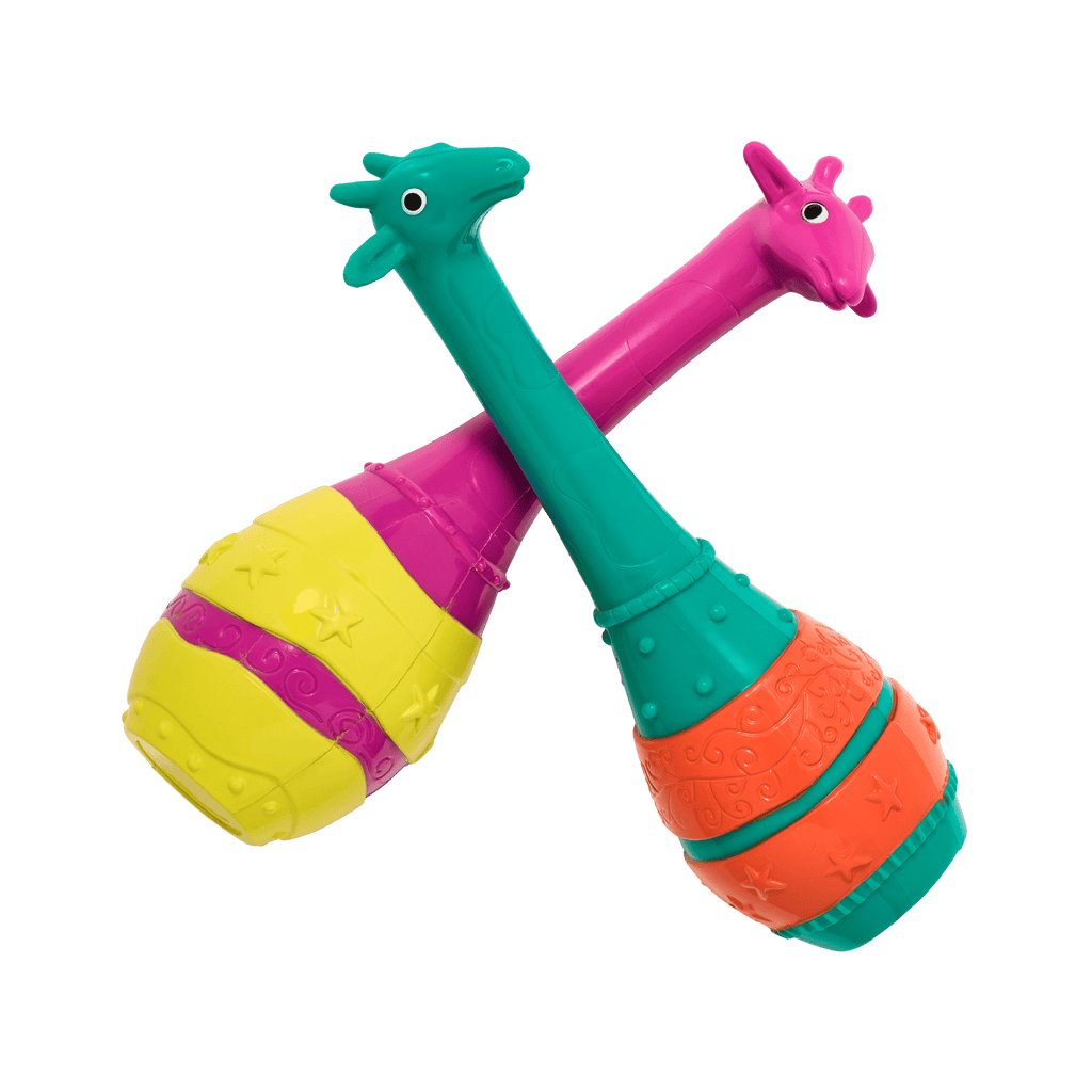 Make-a-Melody: Giraffe Maracas musical toys pretend play for toddlers