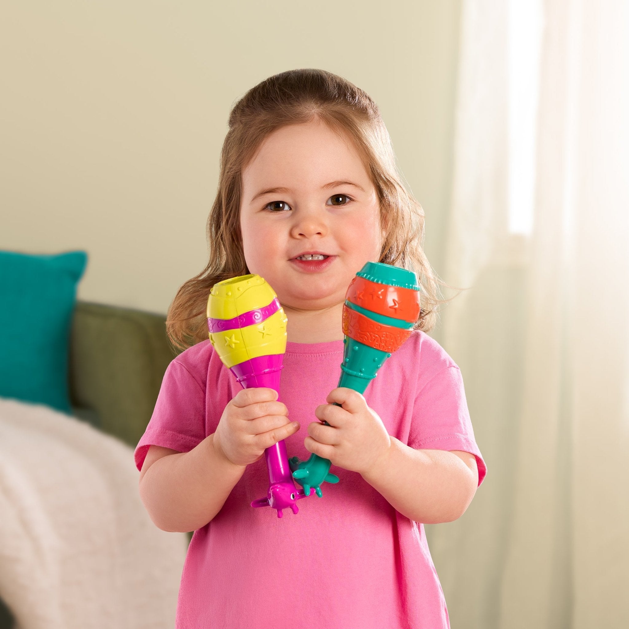 Make-a-Melody: Giraffe Maracas musical toys pretend play for toddlers