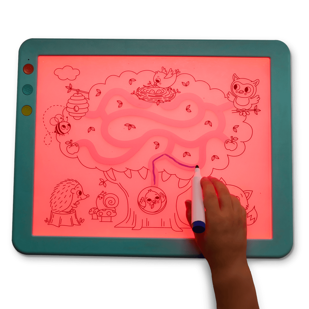 3-in-1 Grab & Glow Lightboard puzzles creativity learning toys for kids