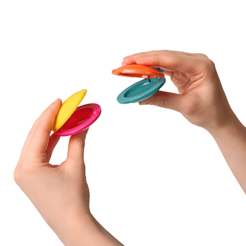 Make a Melody: Harmonica & Castanets musical toys pretend play for toddlers