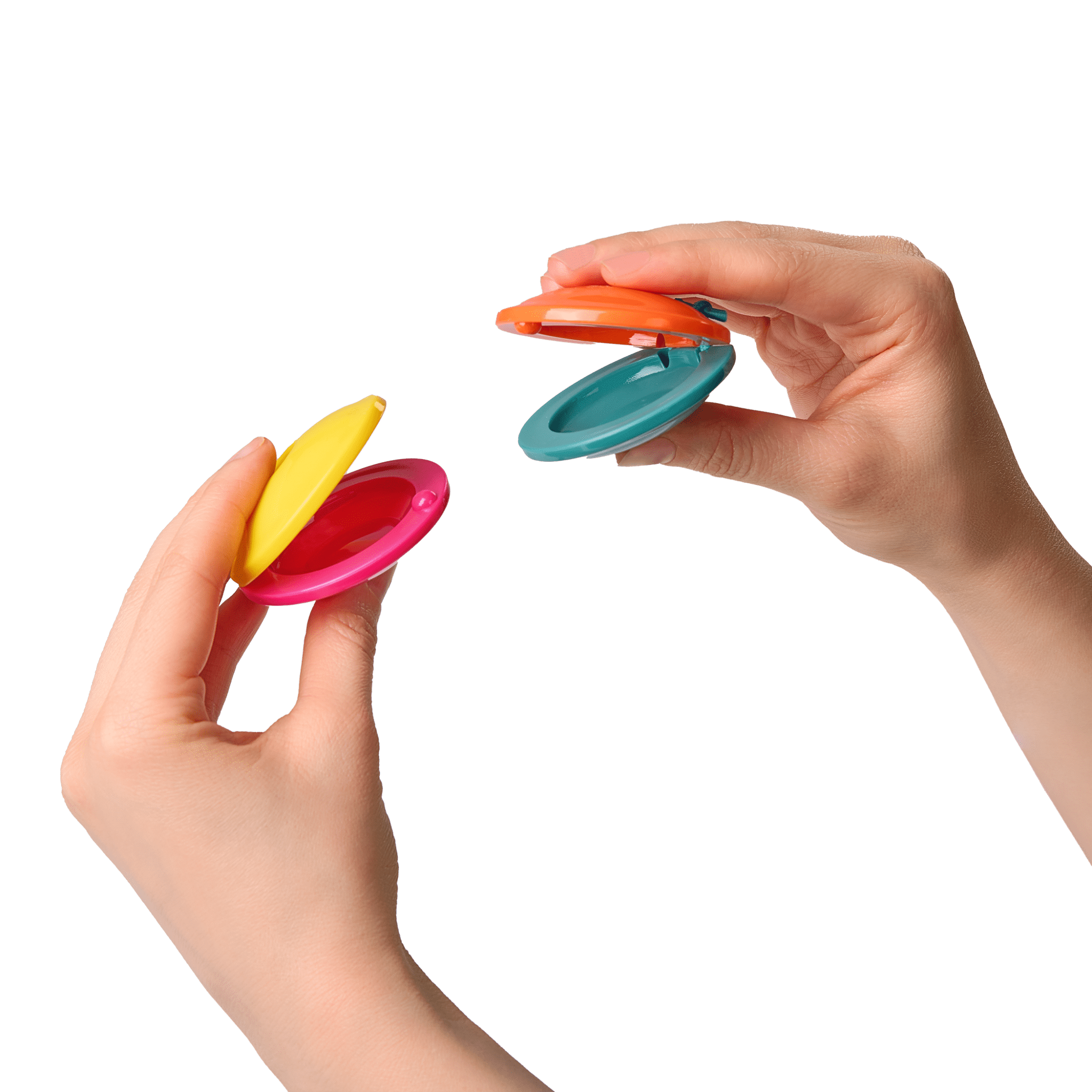 Make a Melody: Harmonica & Castanets musical toys pretend play for toddlers