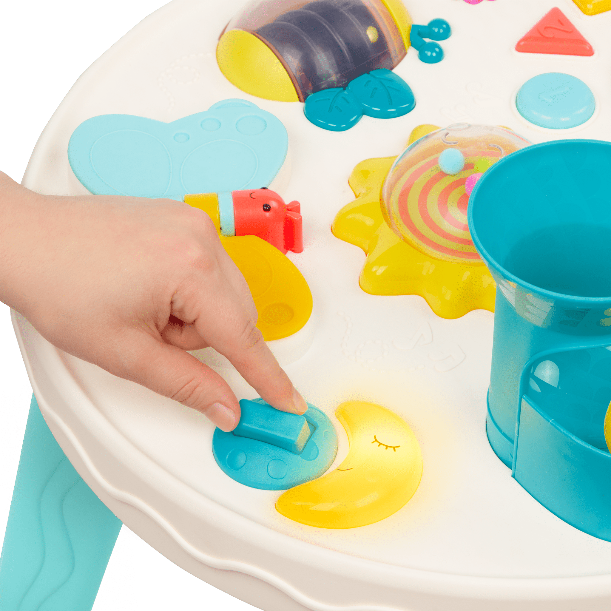 Busy B. Rainbow Sensory Station