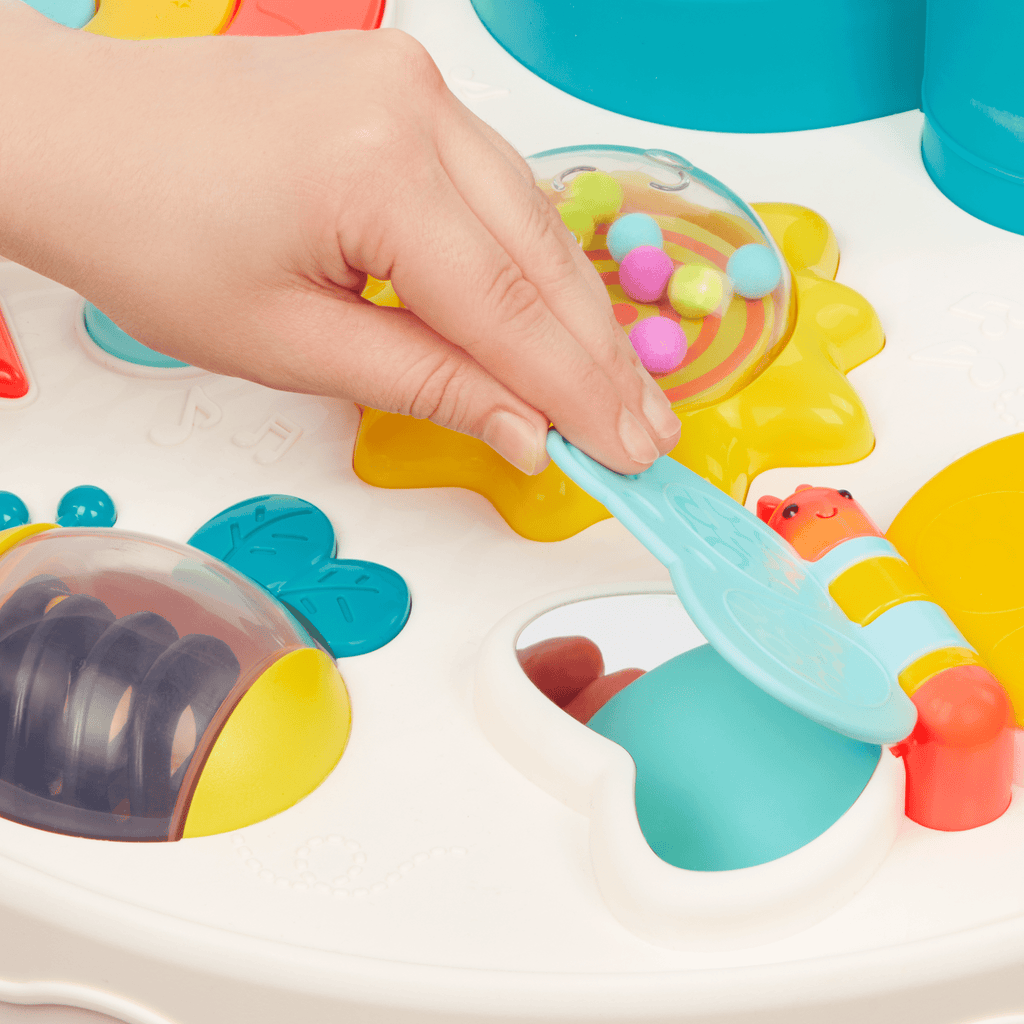 Busy B. Rainbow Sensory Station