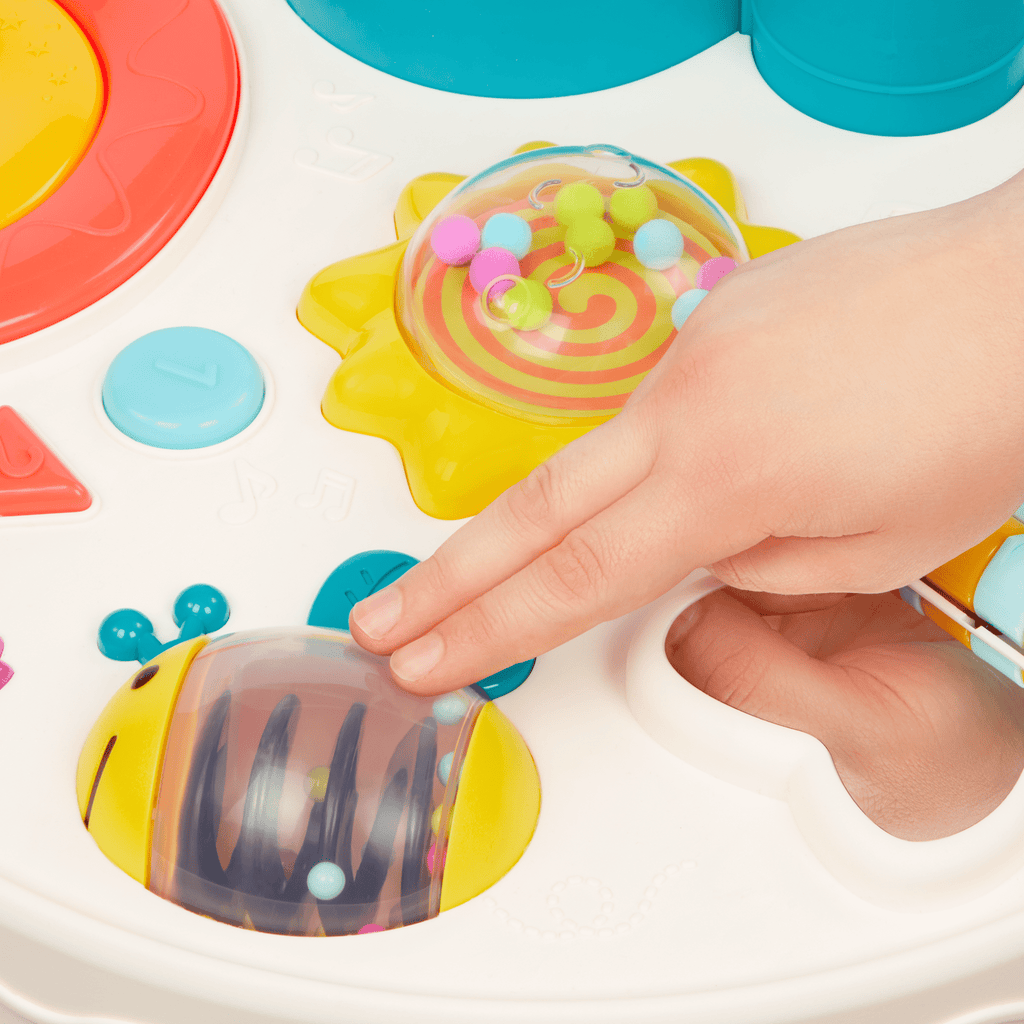 Busy B. Rainbow Sensory Station