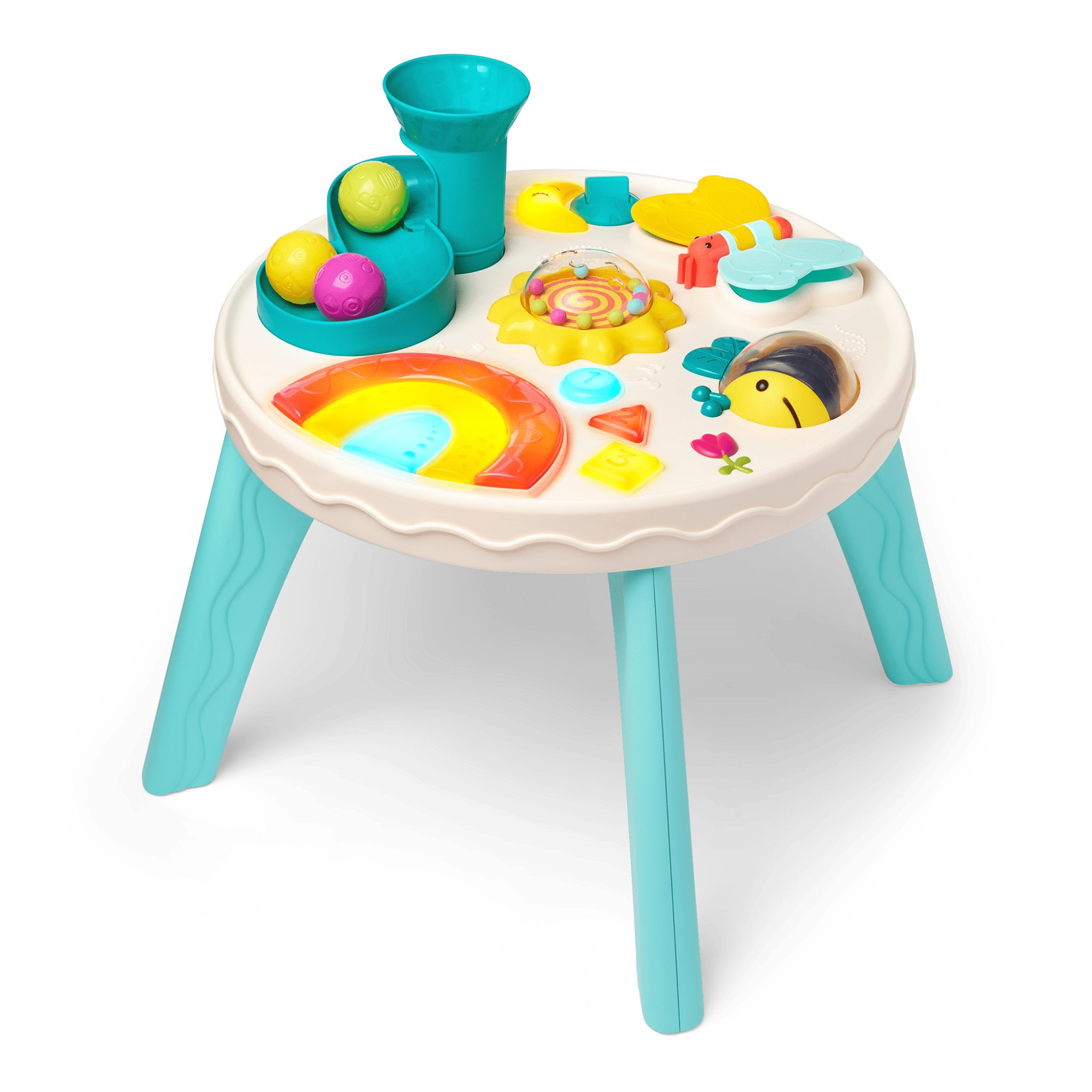 Busy B. Rainbow Sensory Station