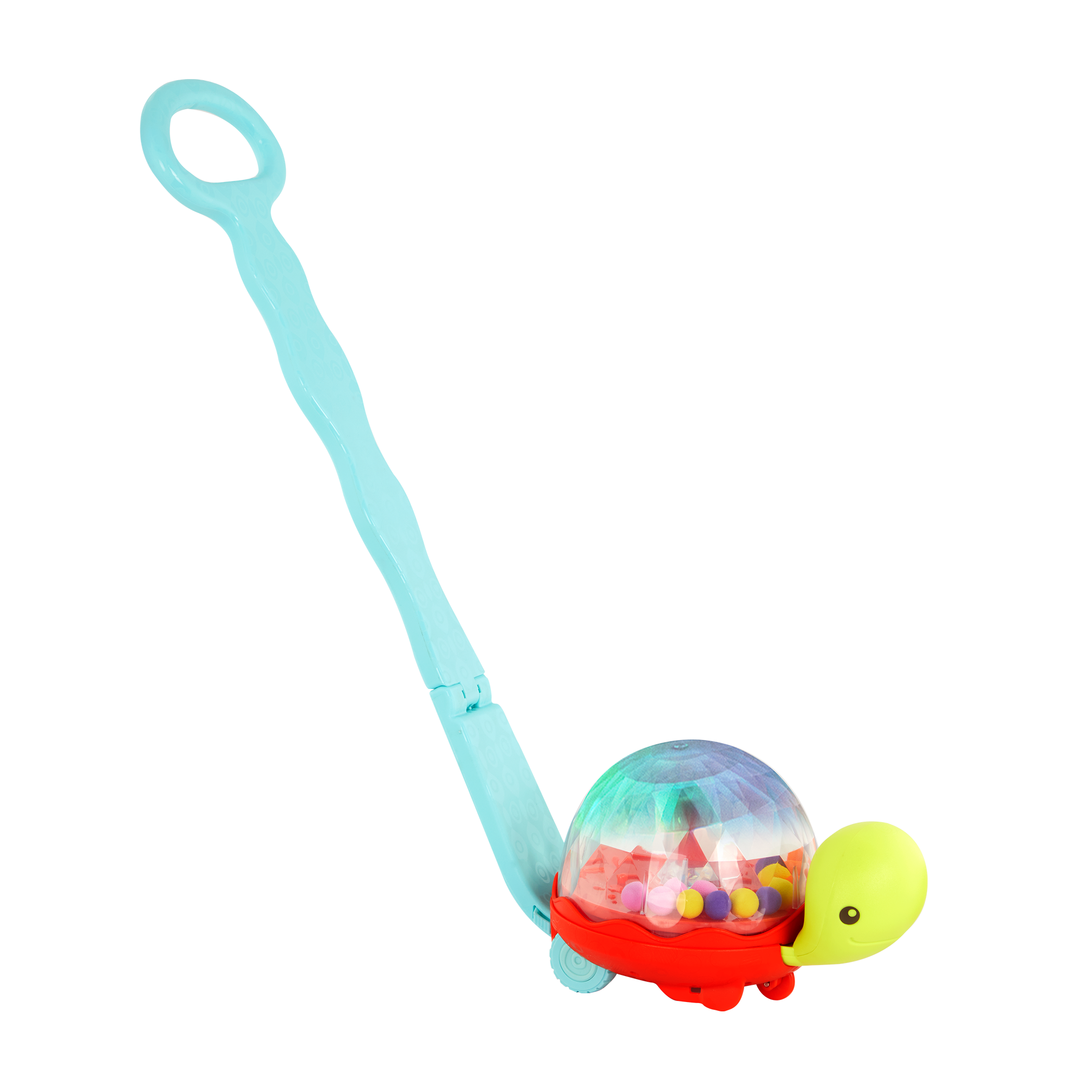 Turtle-inspired walker and ball popper.