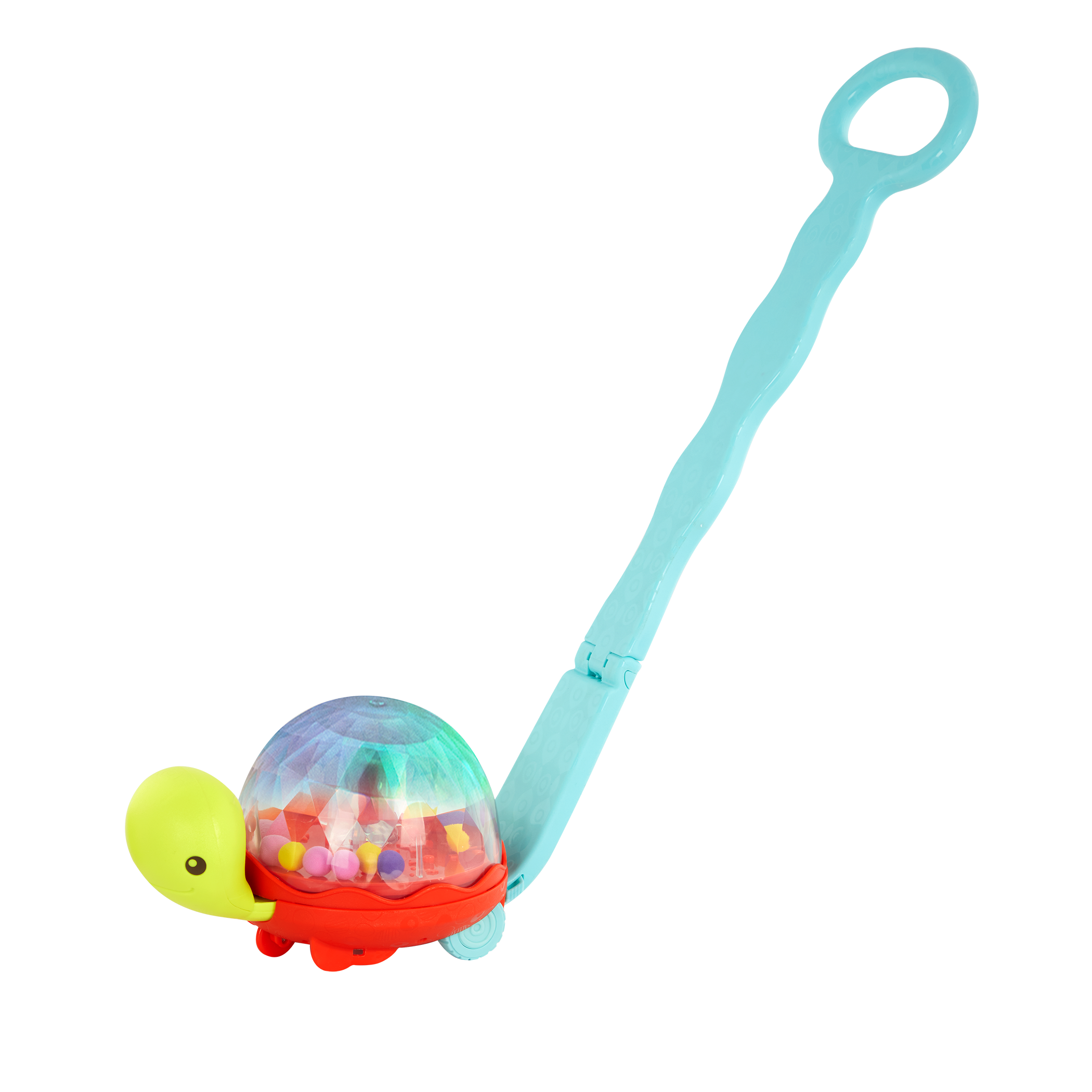 Turtle-inspired walker and ball popper.