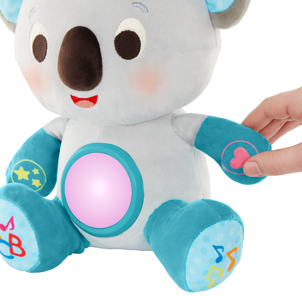 Interactive plush koala.