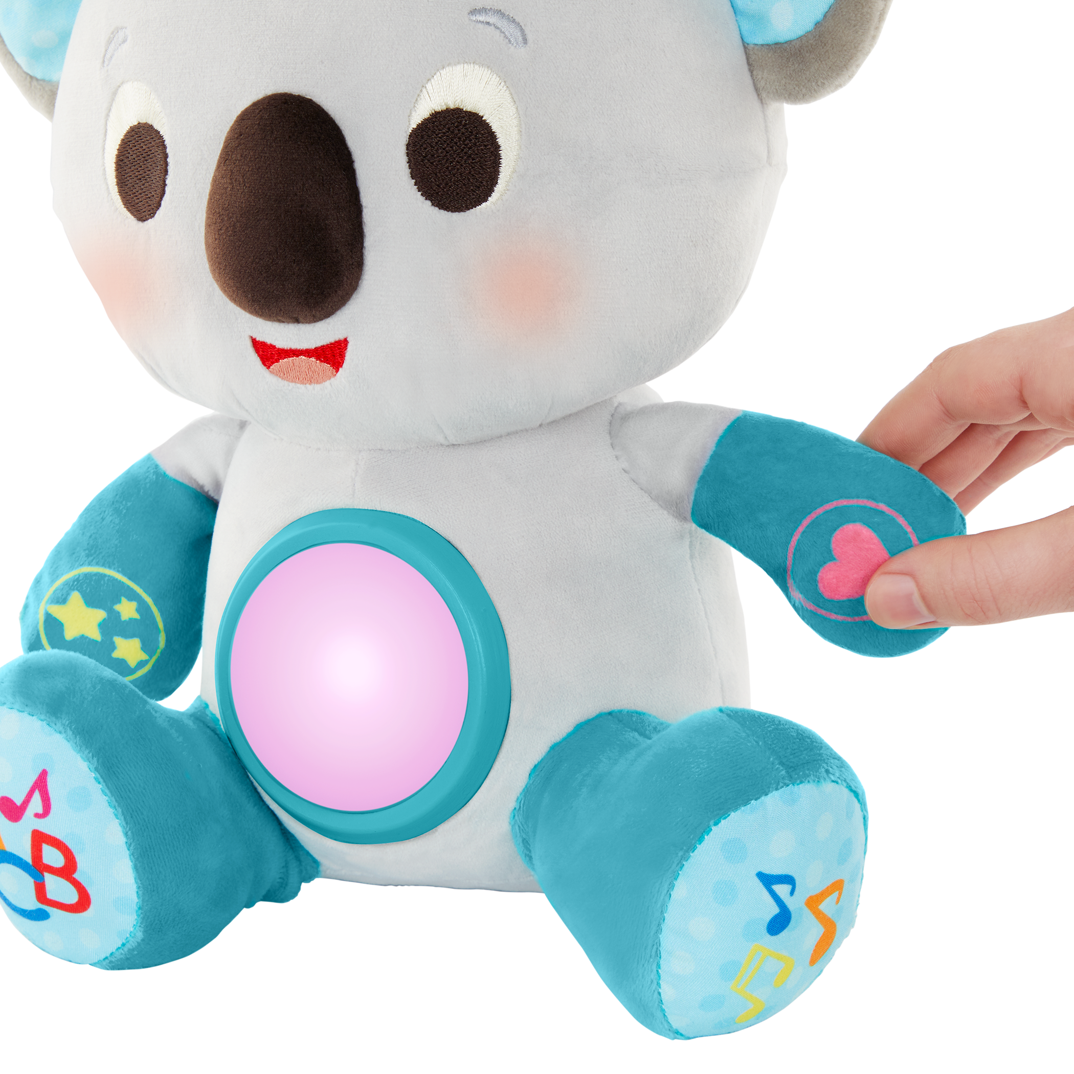 Interactive plush koala.
