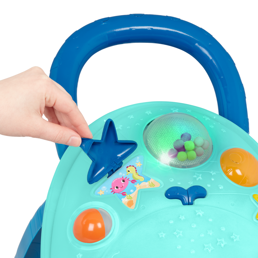 Interactive whale walker.