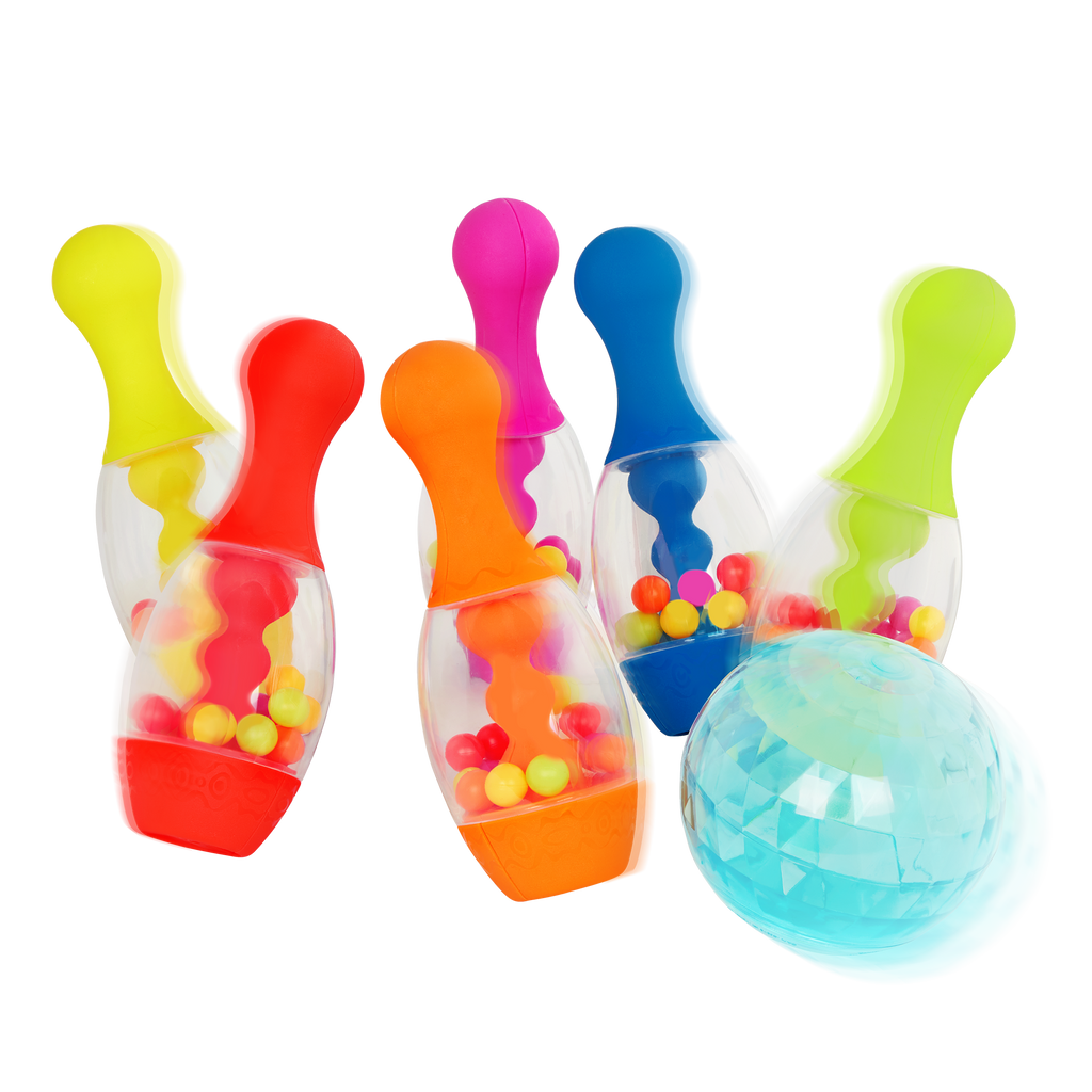 Toy bowling set.