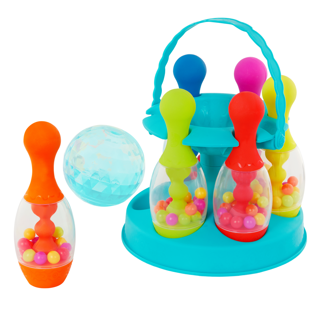 Toy bowling set.