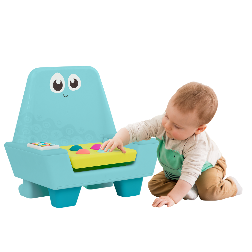 Interactive toddler chair.