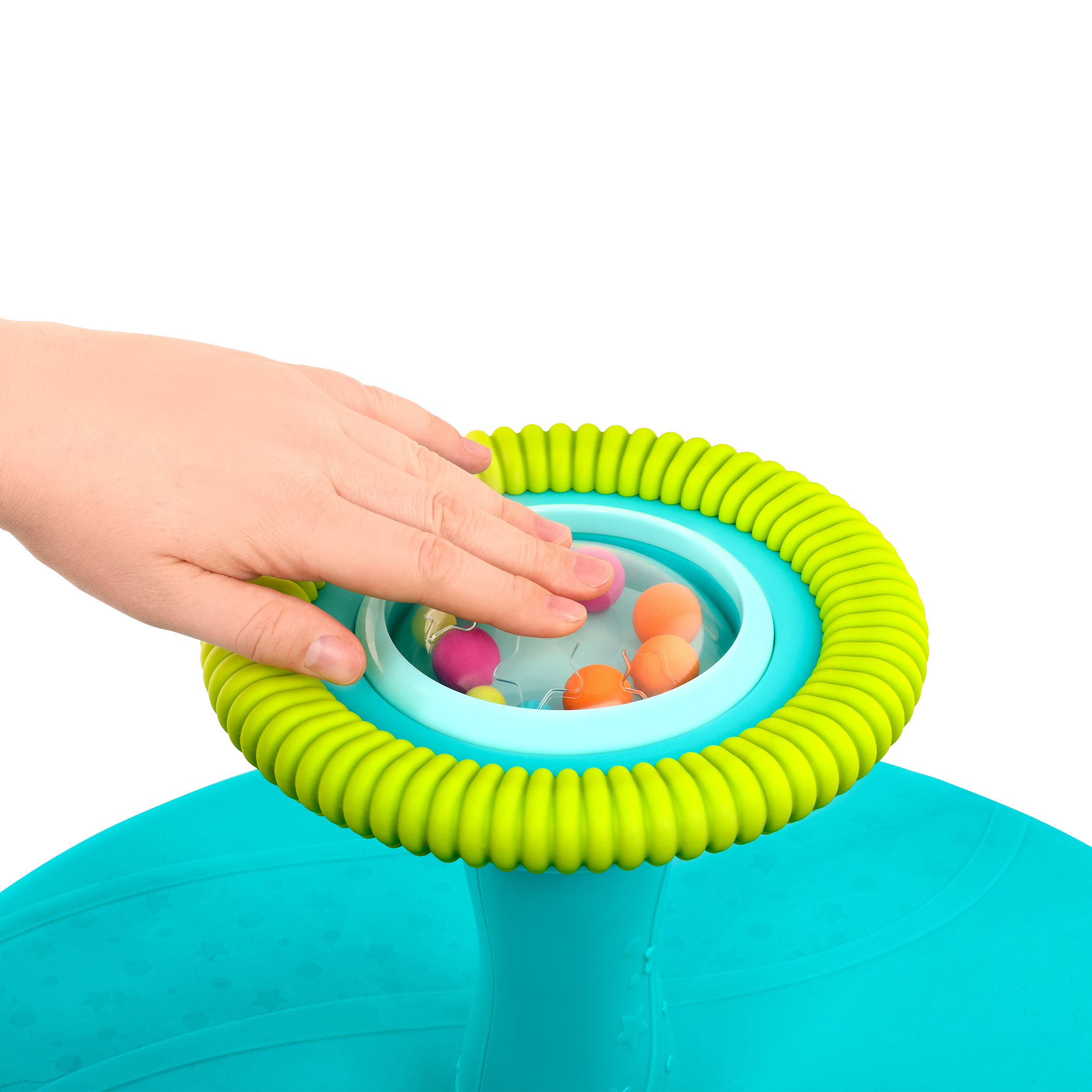 Twirly time spinning seat toy for toddlers