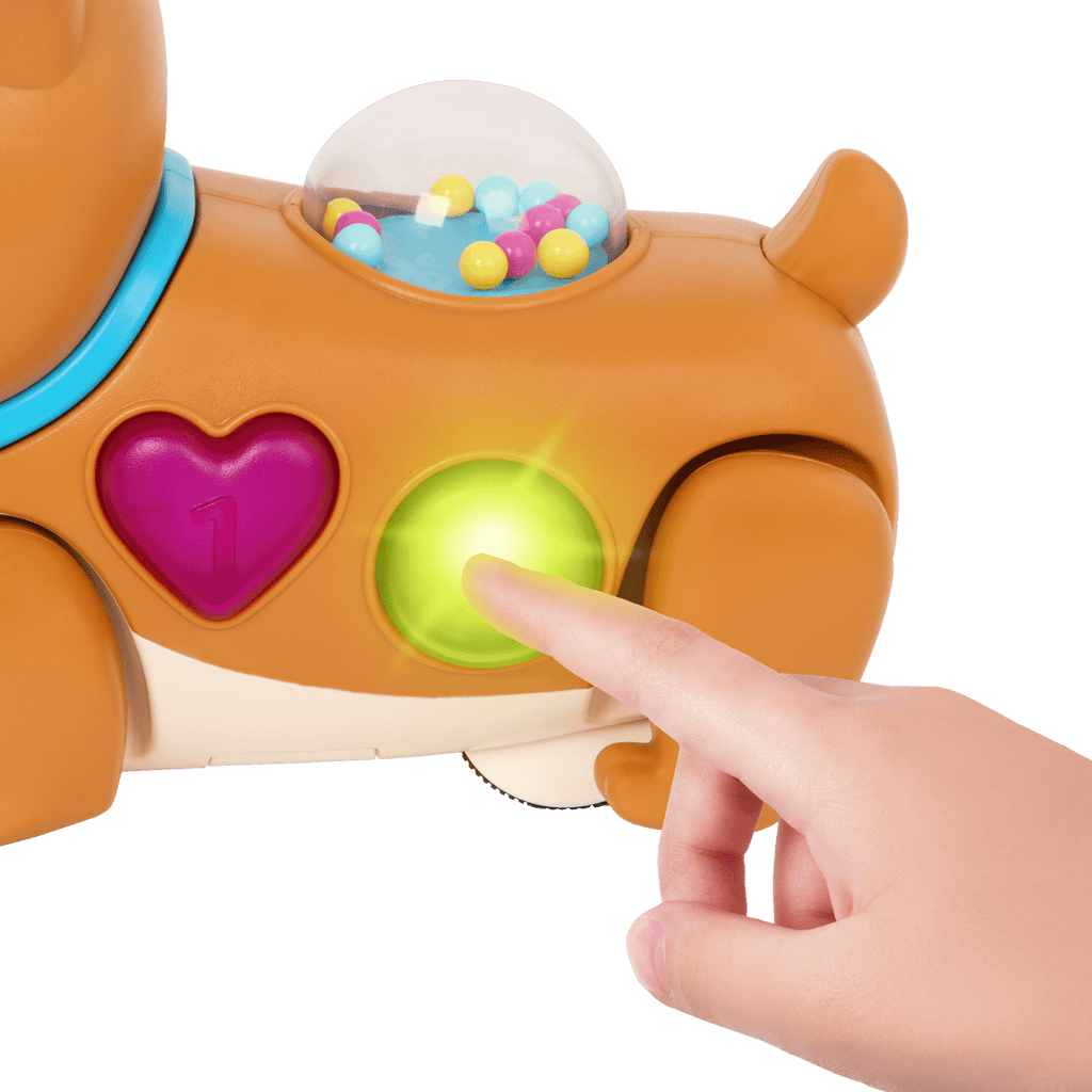 Pull toy dog with lights and sounds learning walking