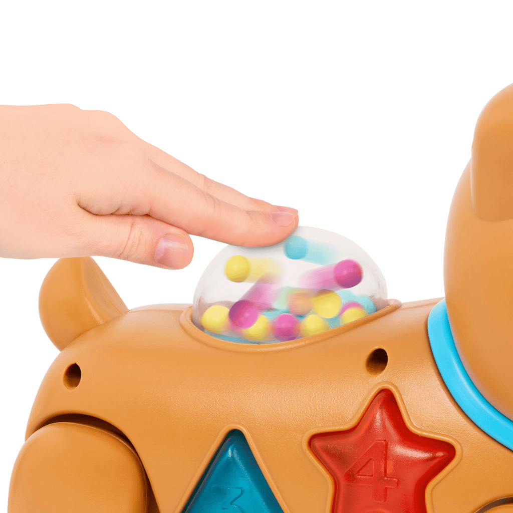 Pull toy dog with lights and sounds learning walking