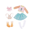 Ice cream top with glitter boots for 14-inch doll