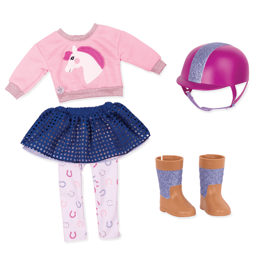 Equestrian outfit for 14-inch doll