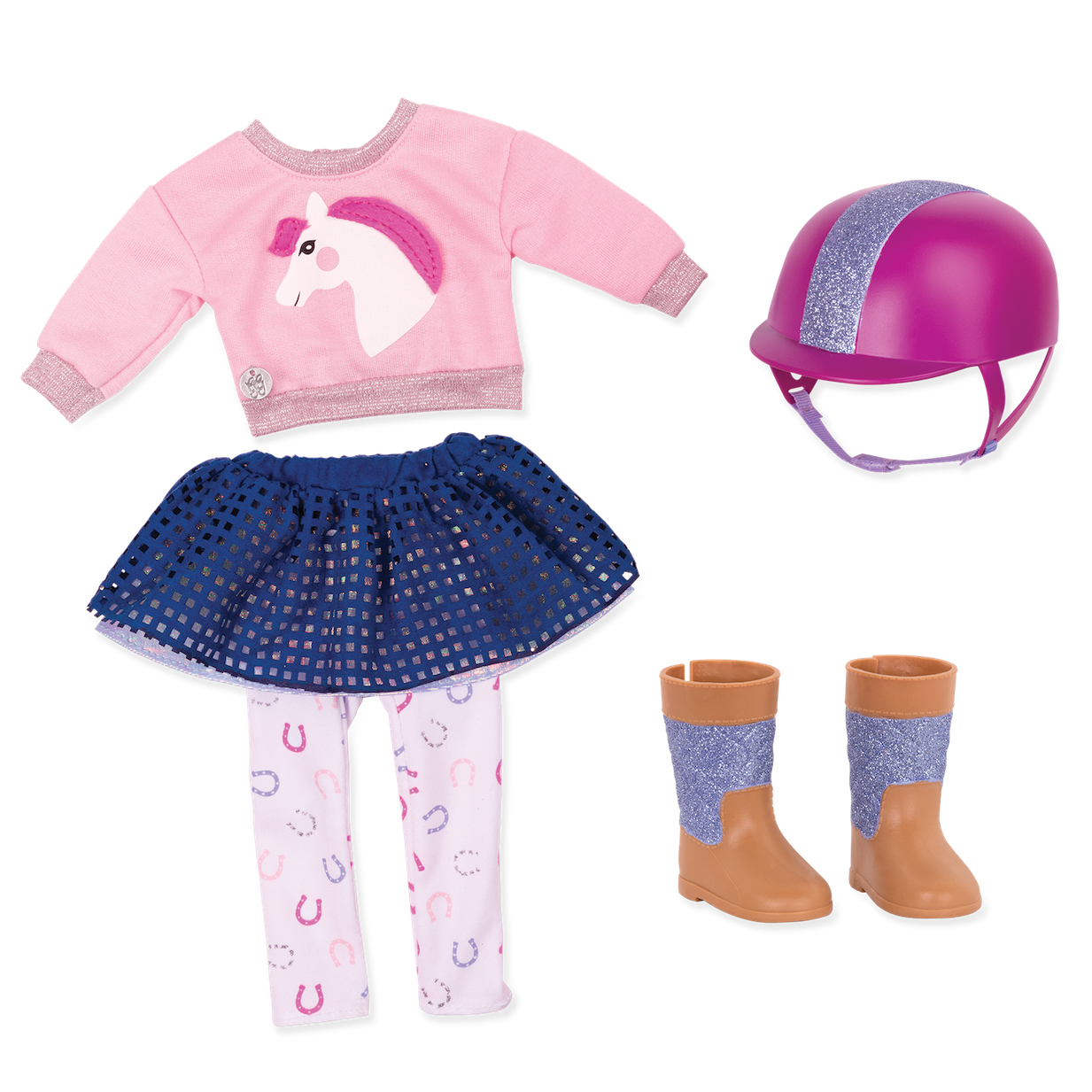 Equestrian outfit for 14-inch doll