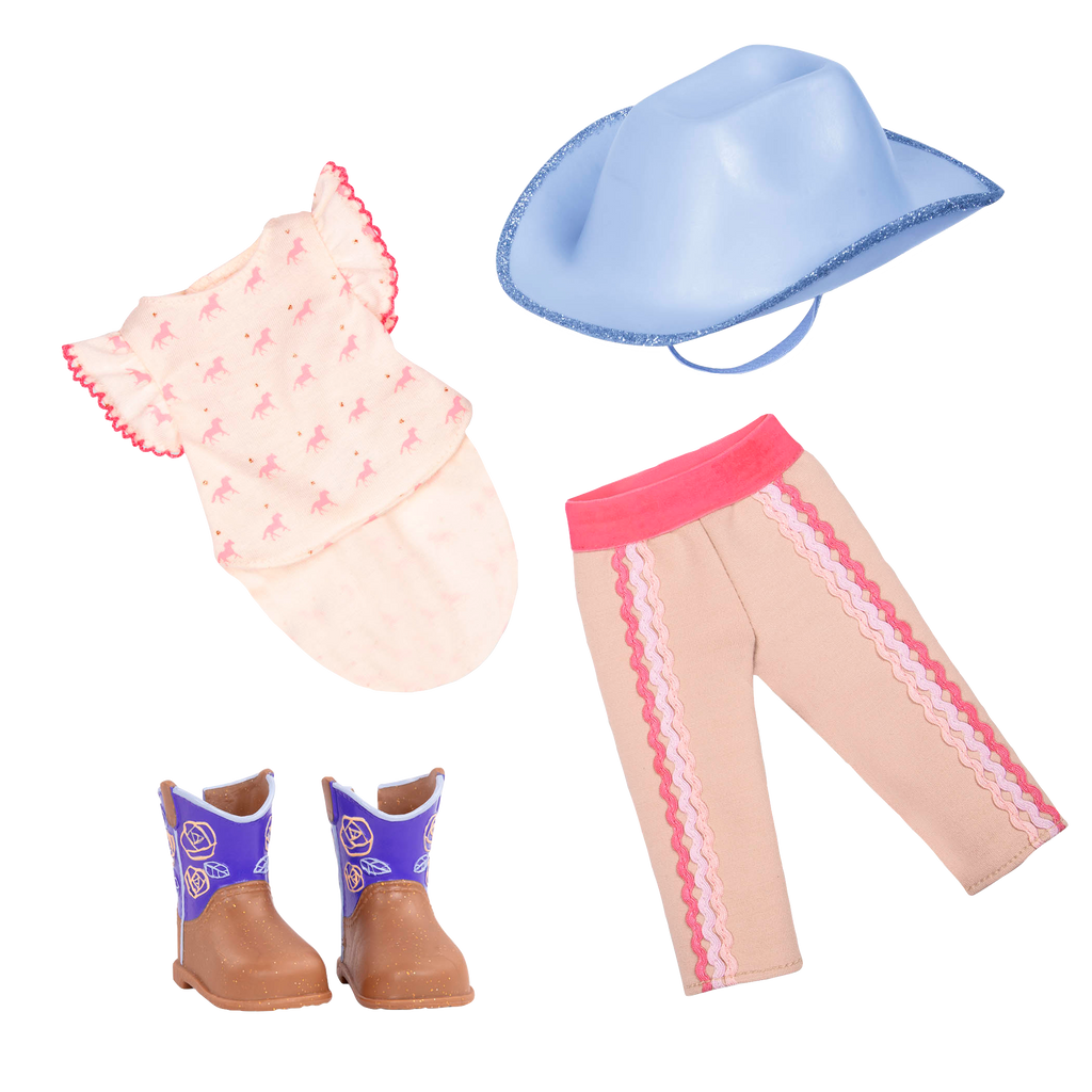 Equestrian outfit for 14-inch doll