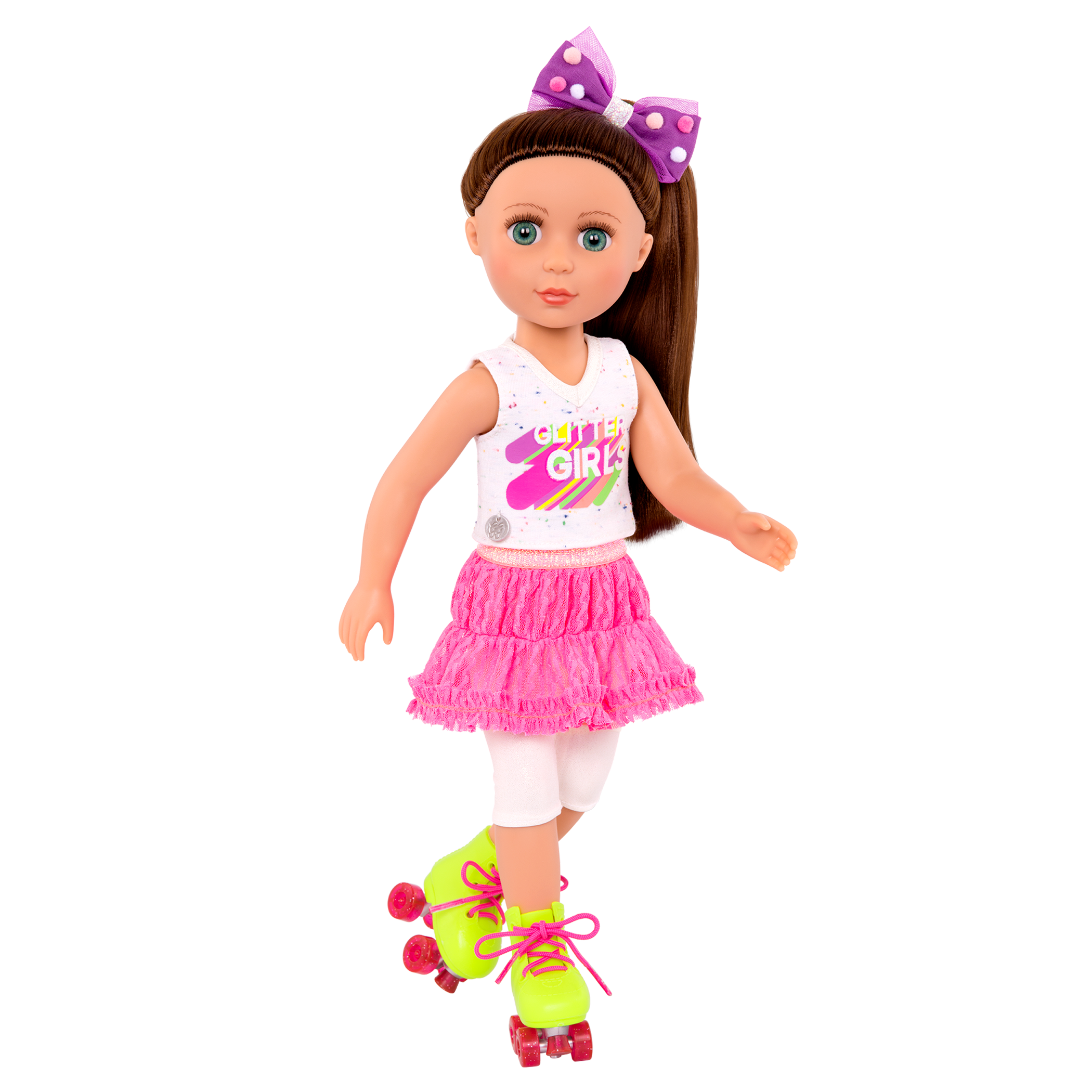 Roller skating outfit for 14-inch doll