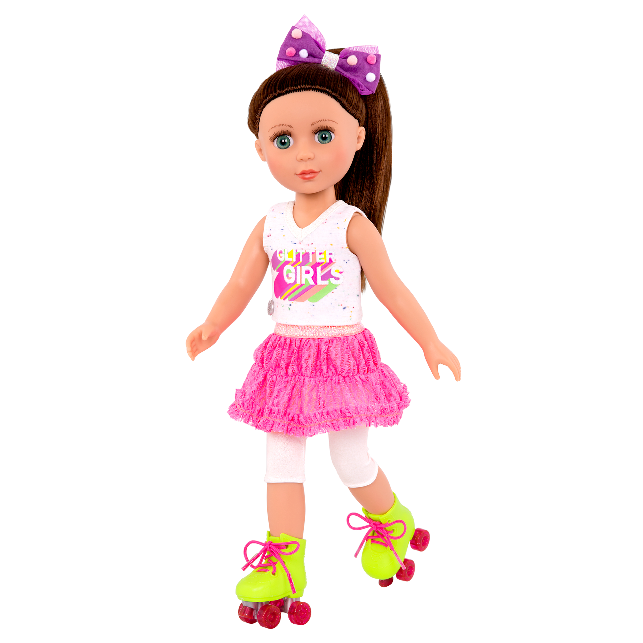 Roller skating outfit for 14-inch doll