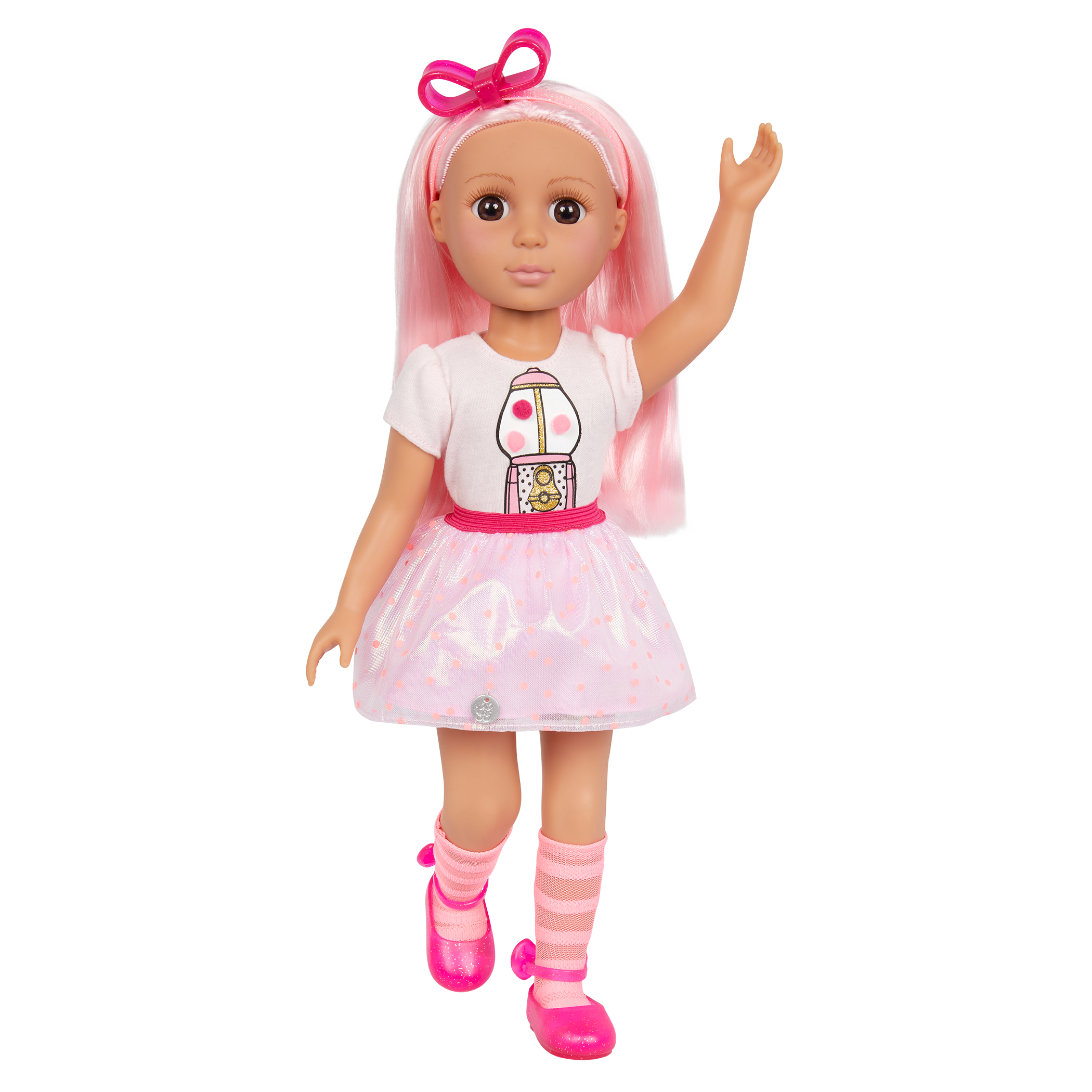 Glitter Girls Outfit for 14-inch Dolls A Pop of Pink