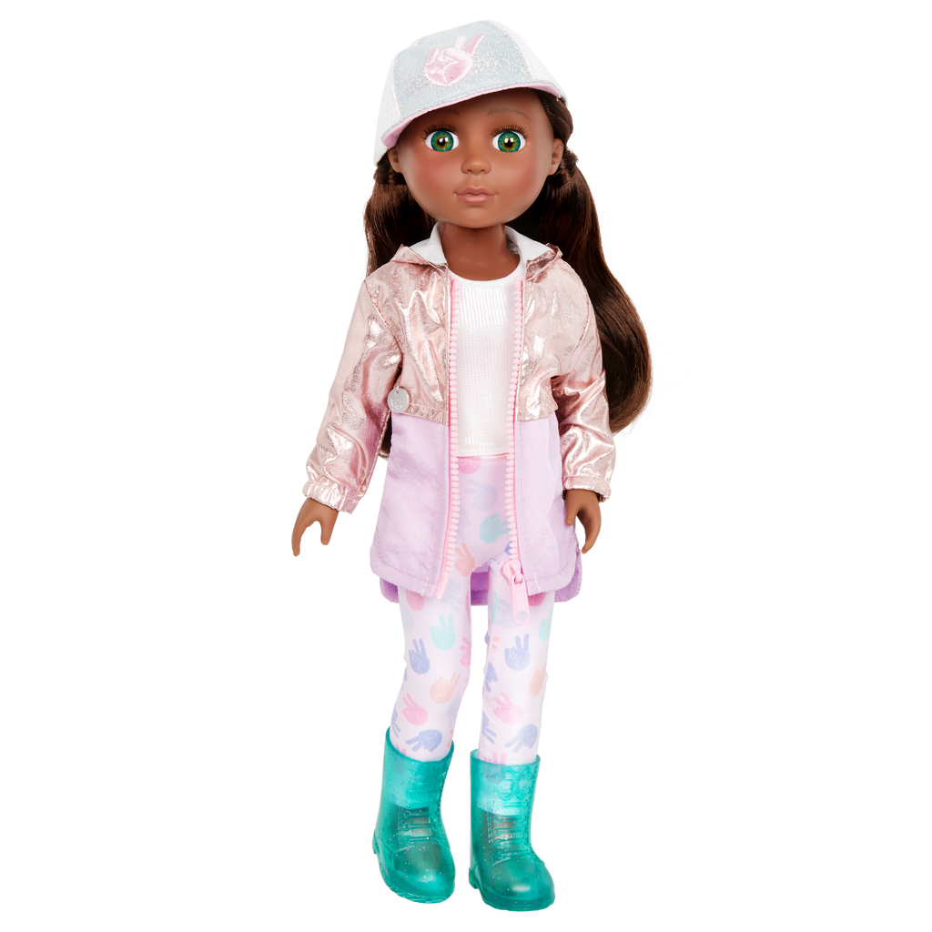Glitter Girls Peace & Love Outfit for 14-inch Dolls